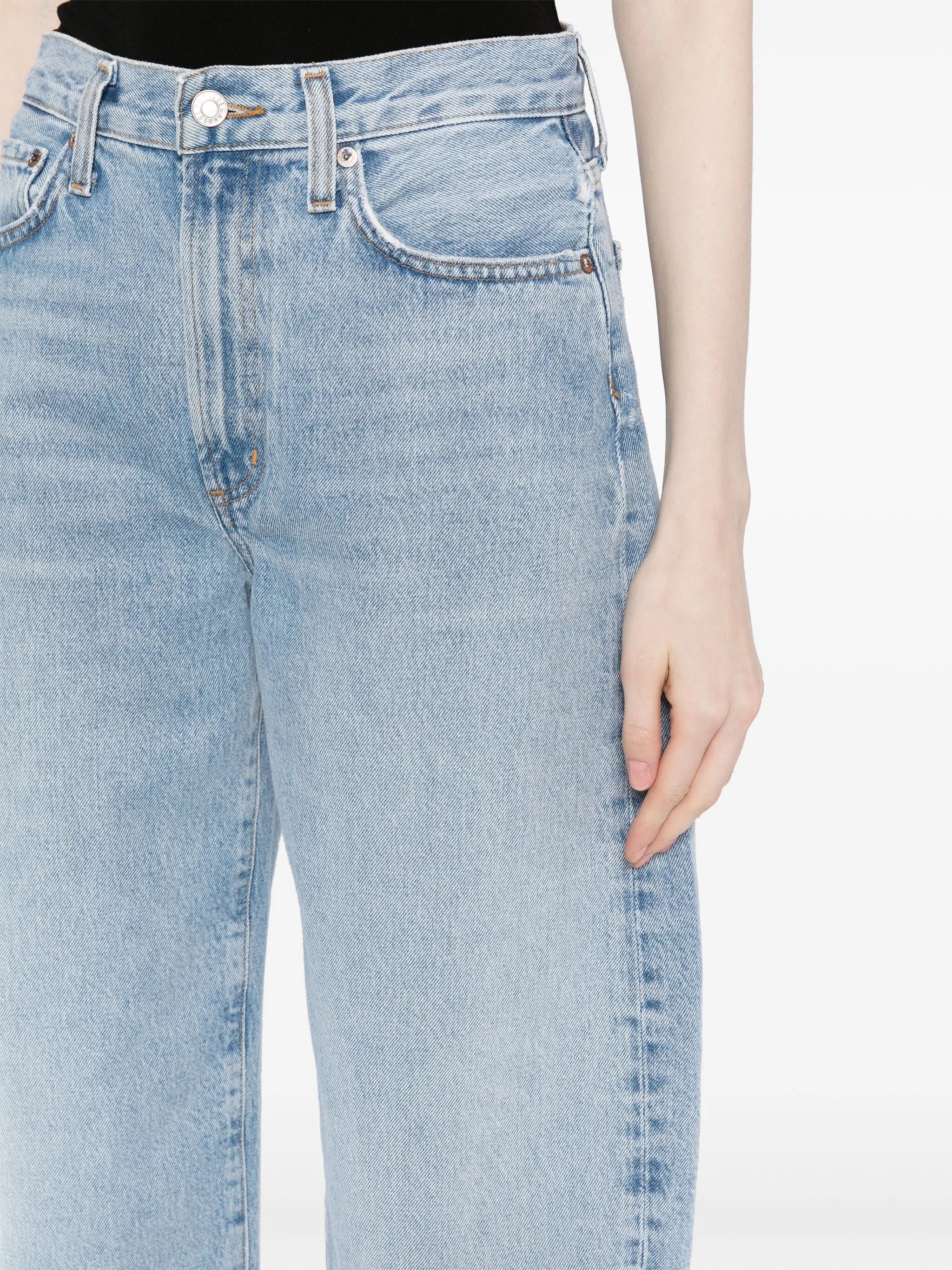 Balloon high-rise jeans