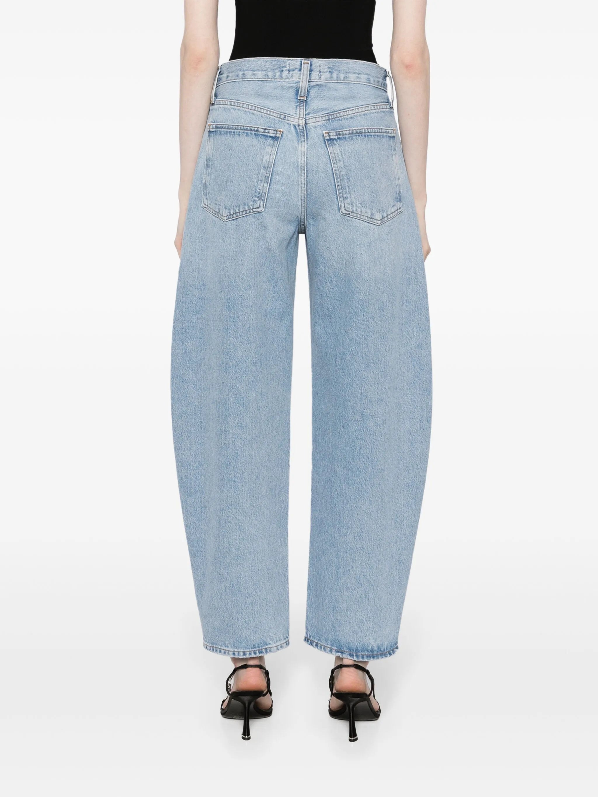 Balloon high-rise jeans