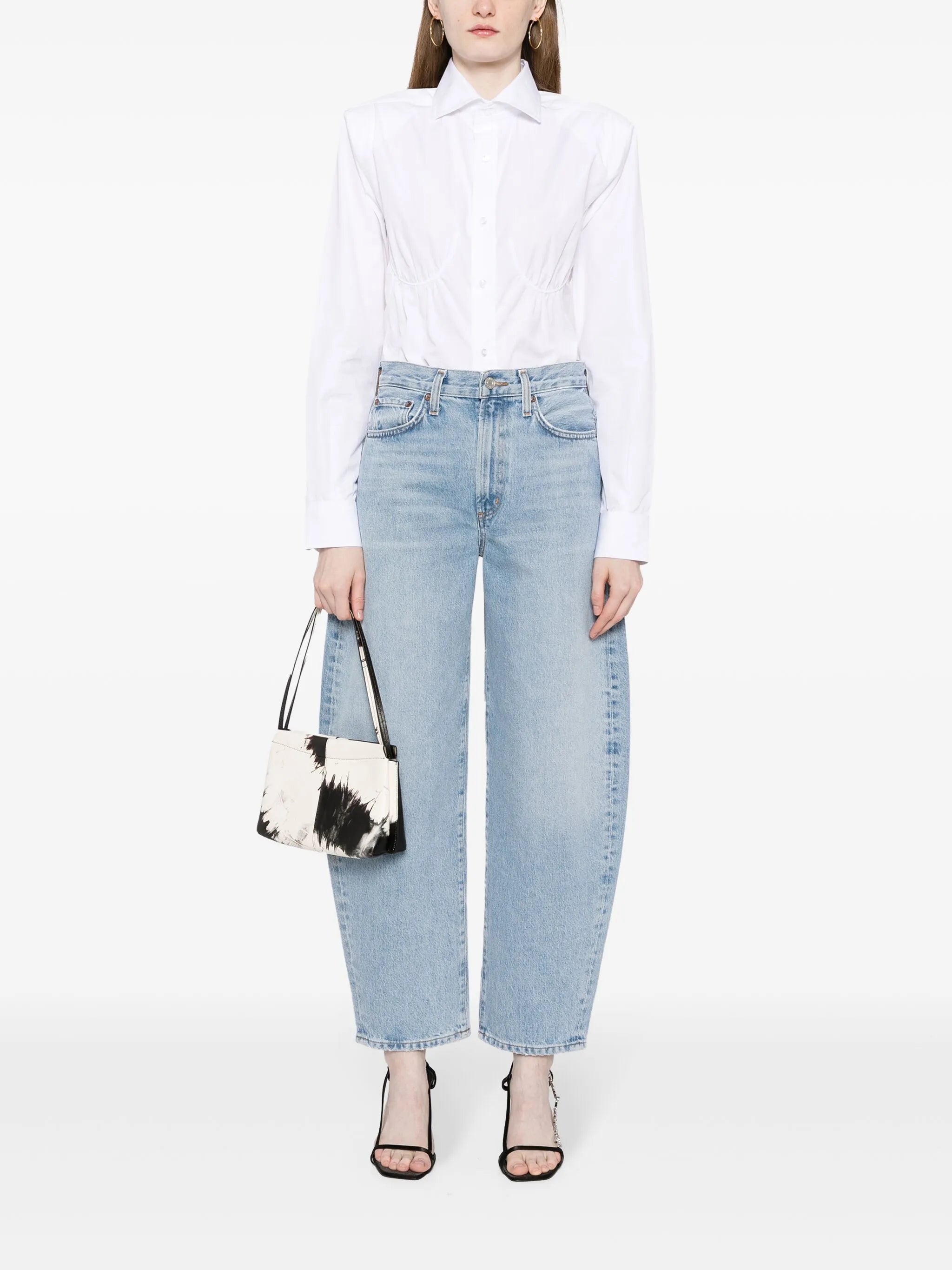 Balloon high-rise jeans