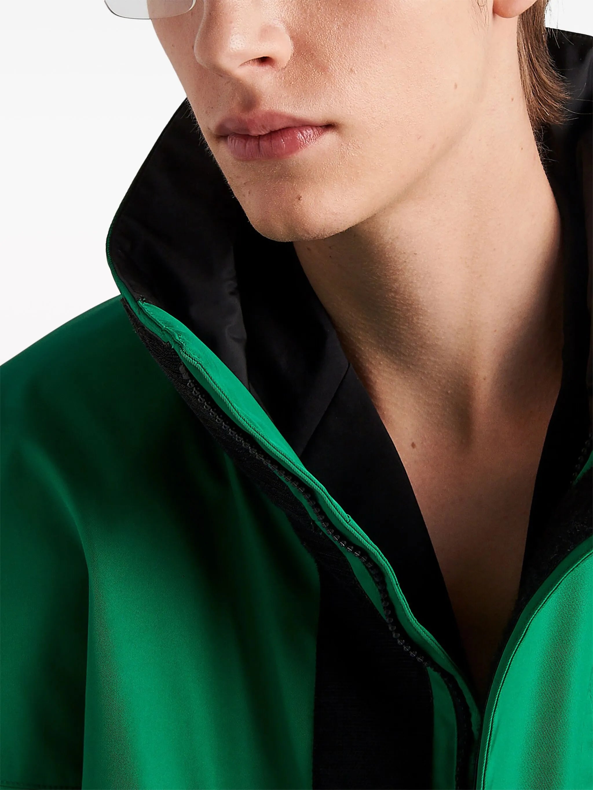 Re-Nylon high-neck jacket