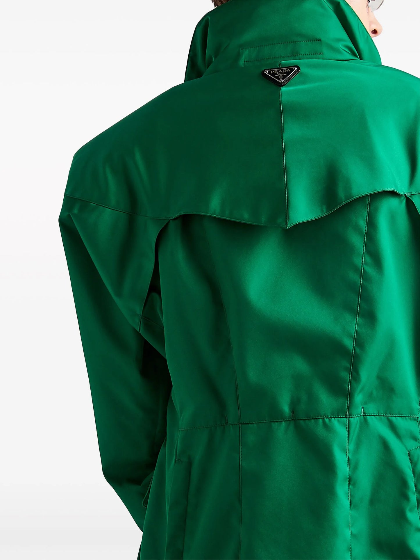 Re-Nylon high-neck jacket