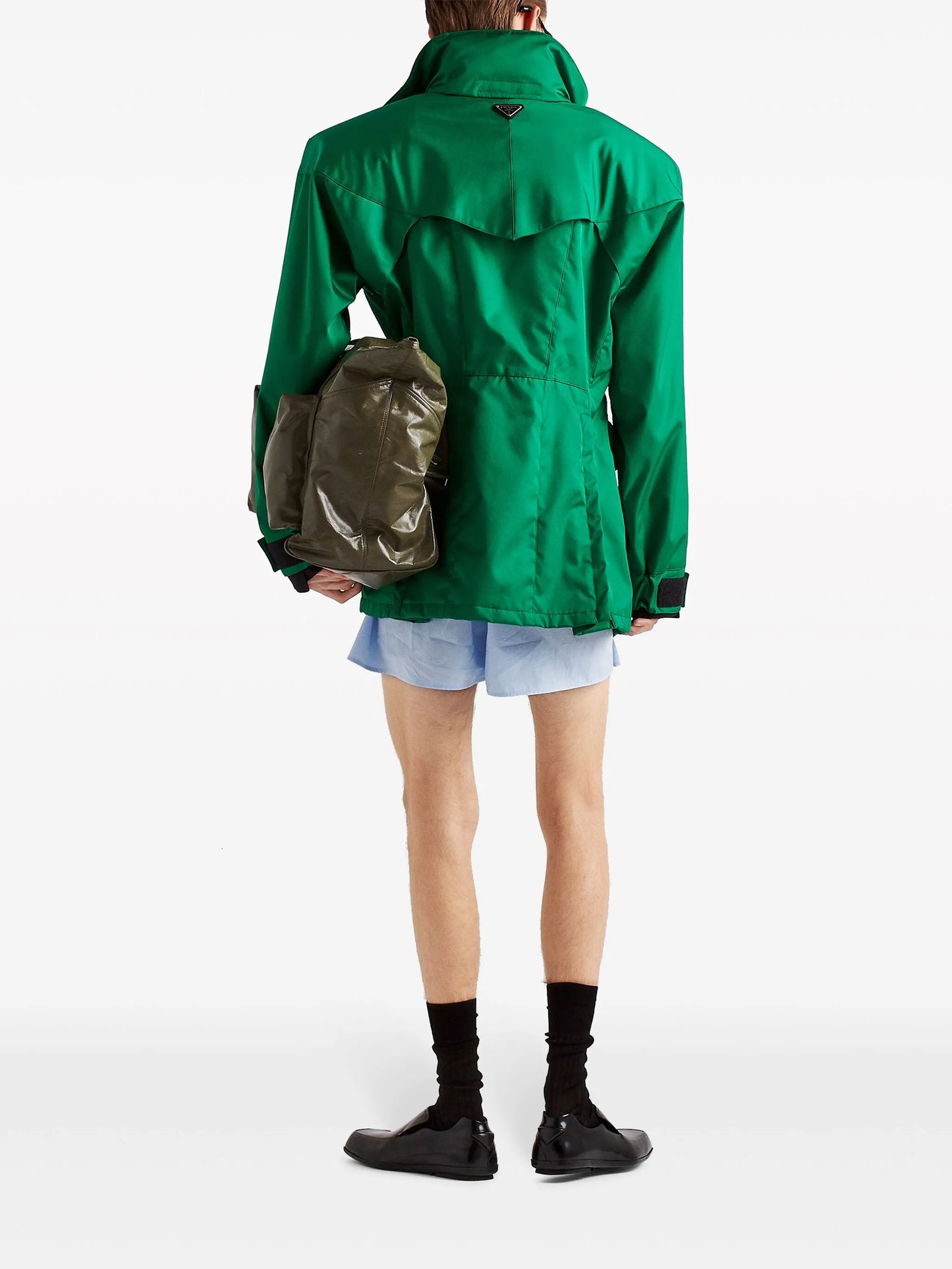 Re-Nylon high-neck jacket