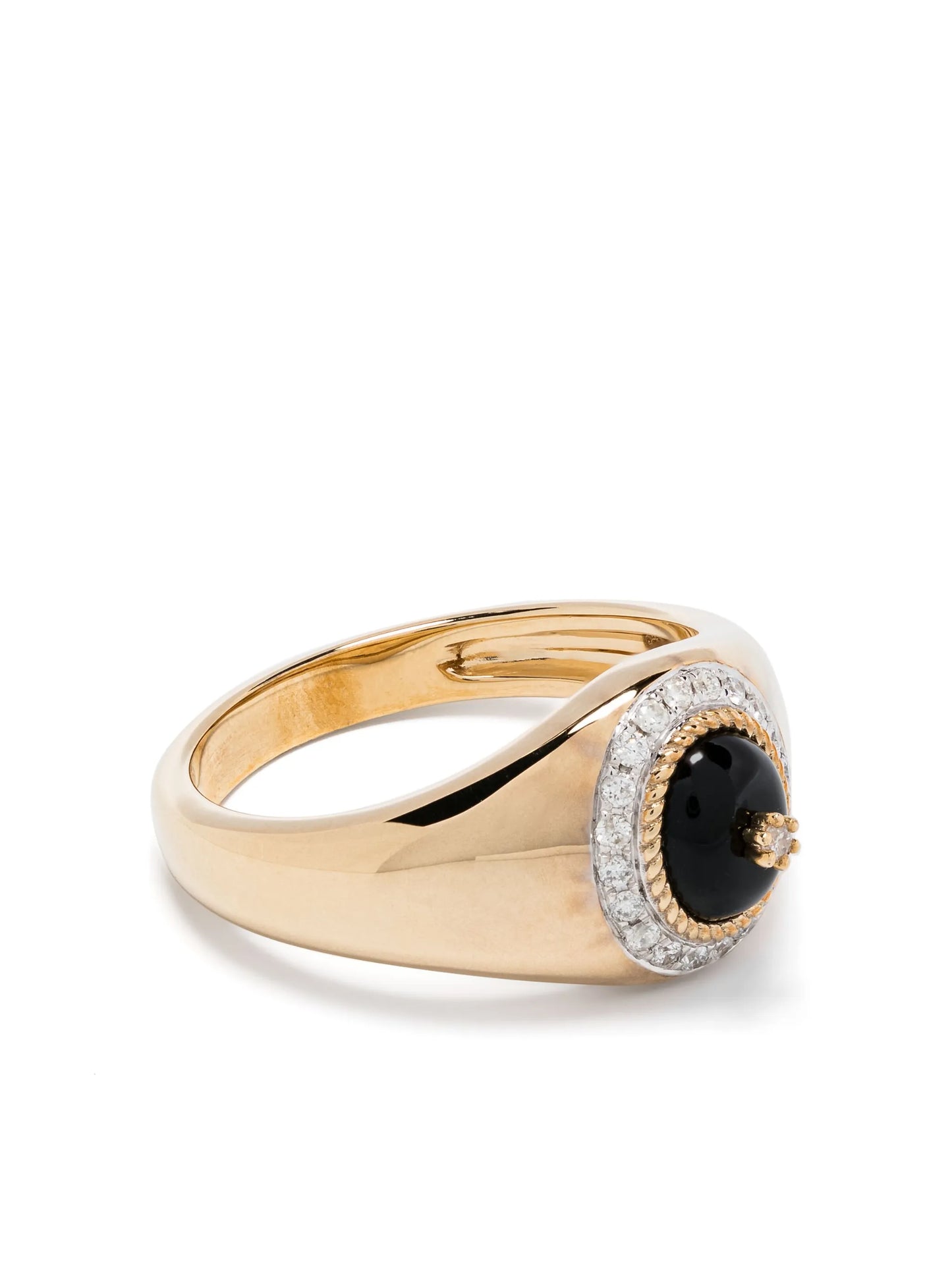 9kt yellow gold Mini Chevalière Pompadour signet ring