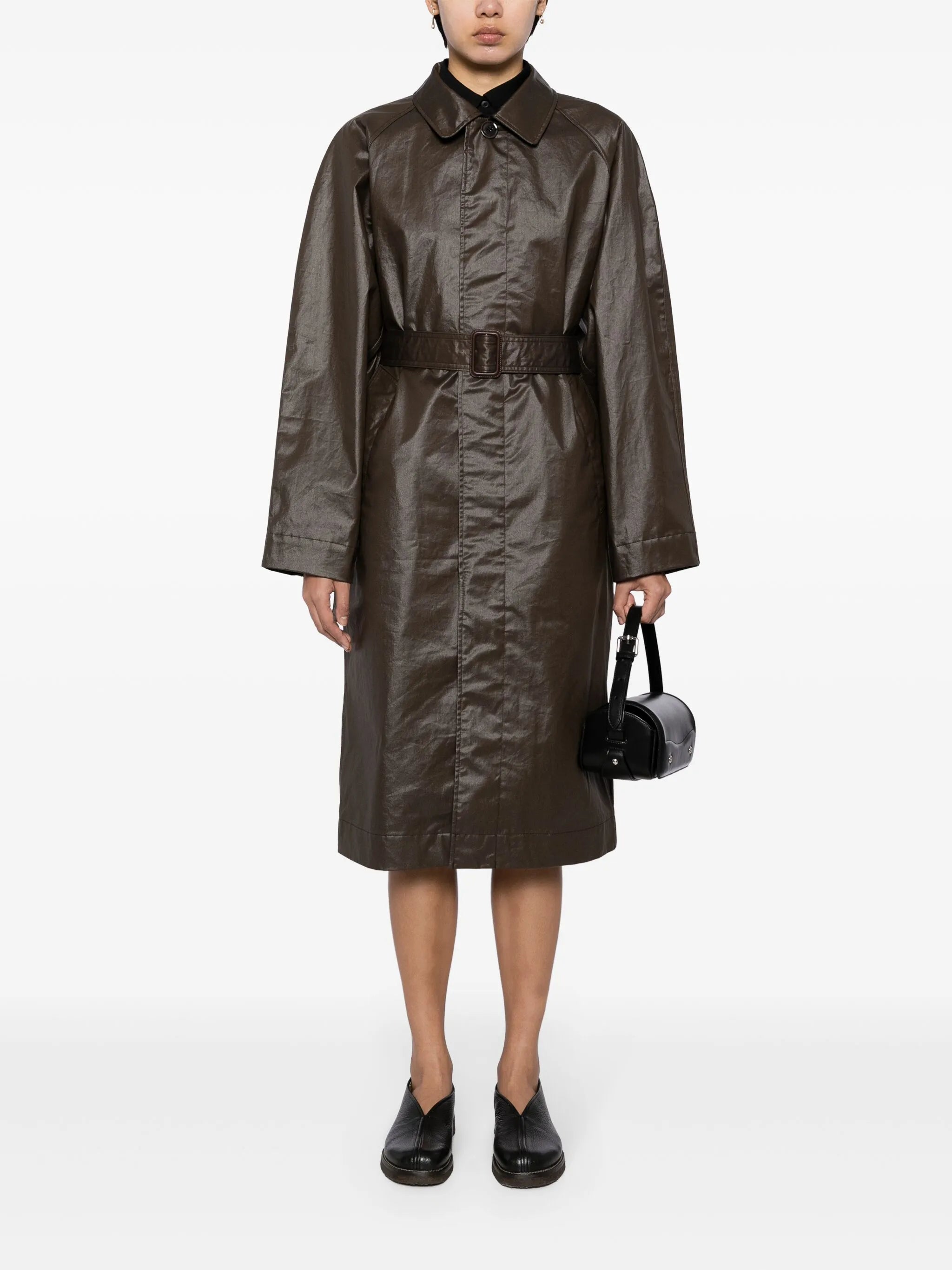 belted trench coat