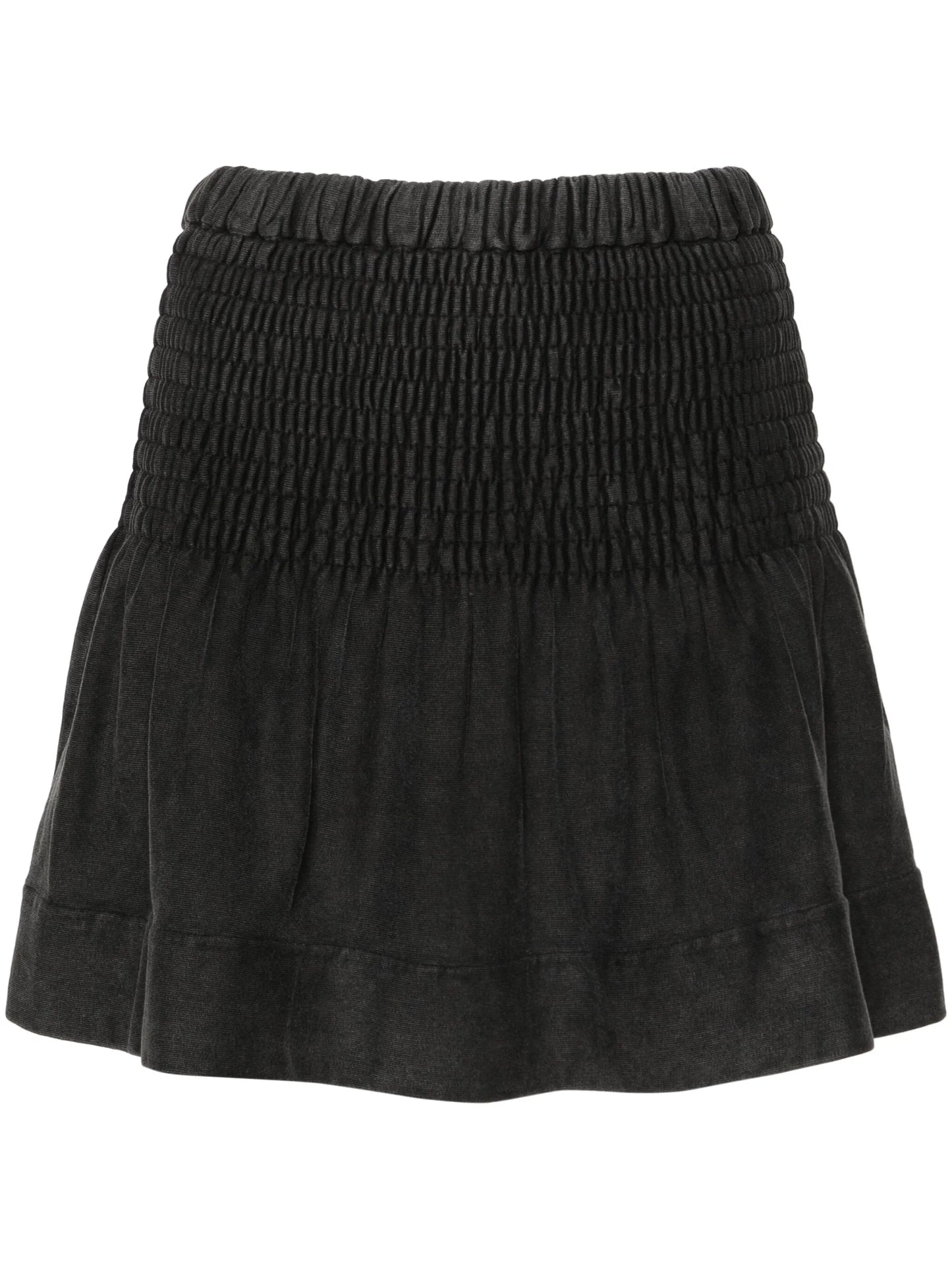 Pacifica shirred miniskirt