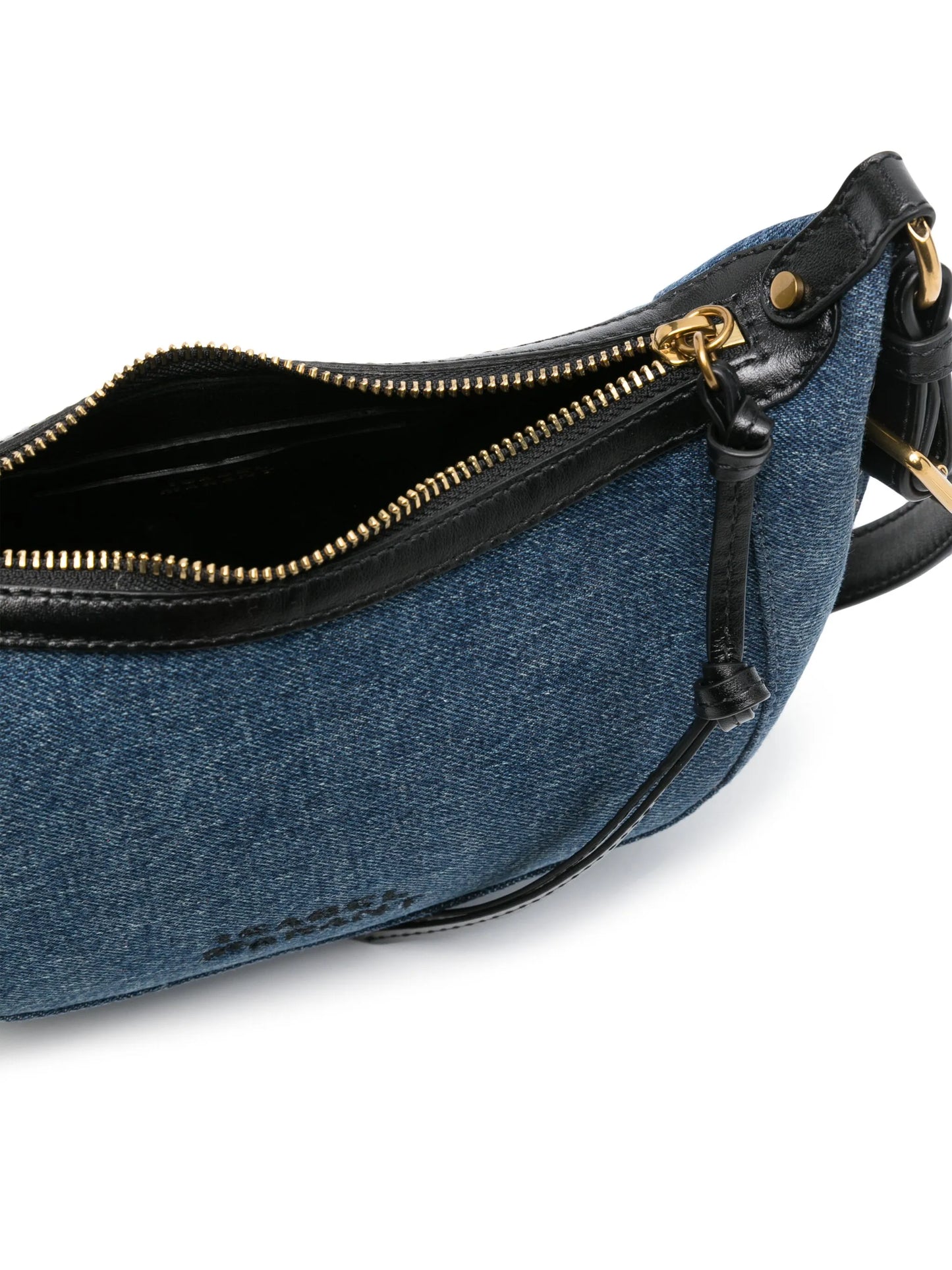 Oskan Moon denim studded shoulder bag