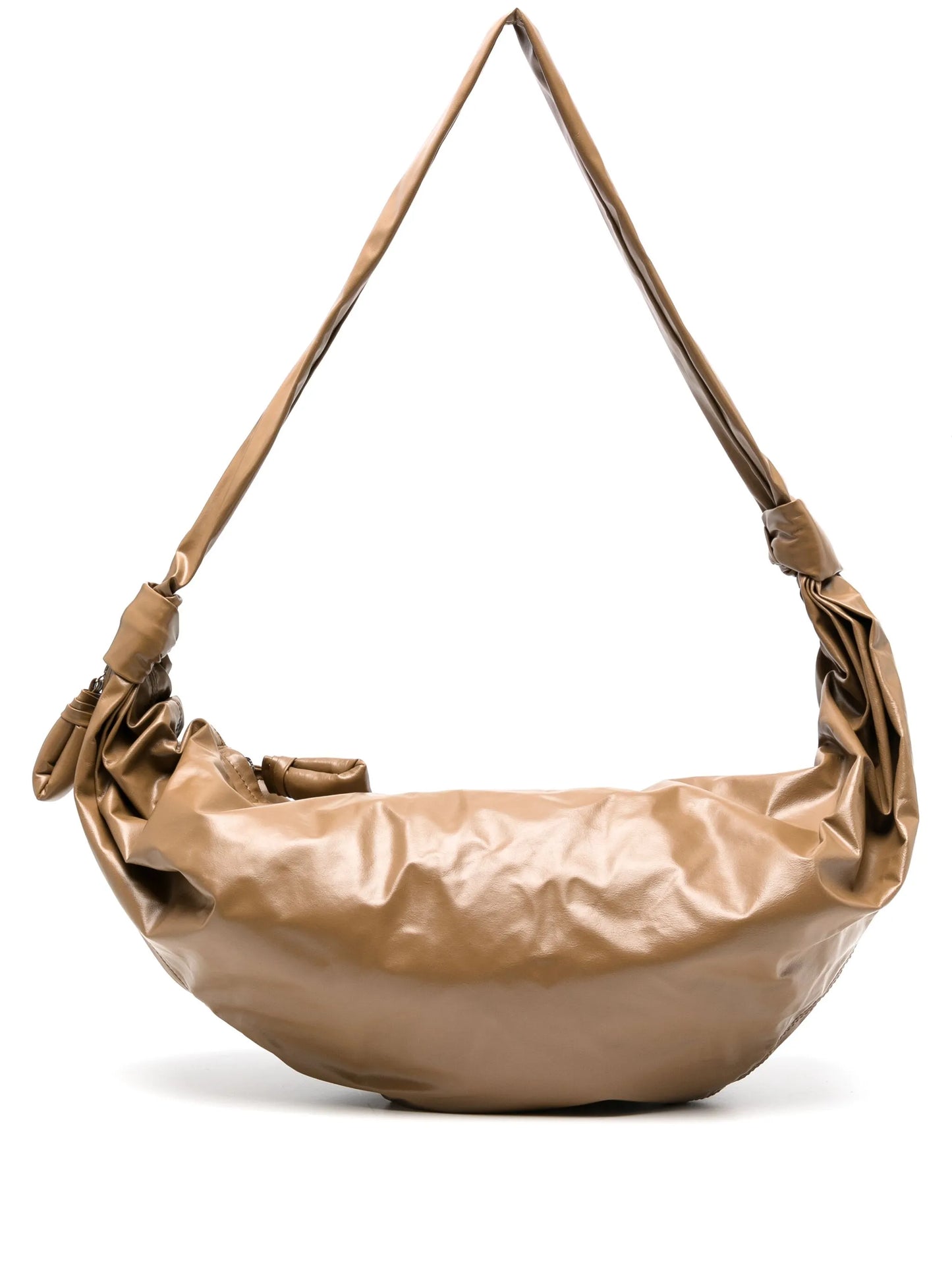 large Soft Croissant leather shoulder bag