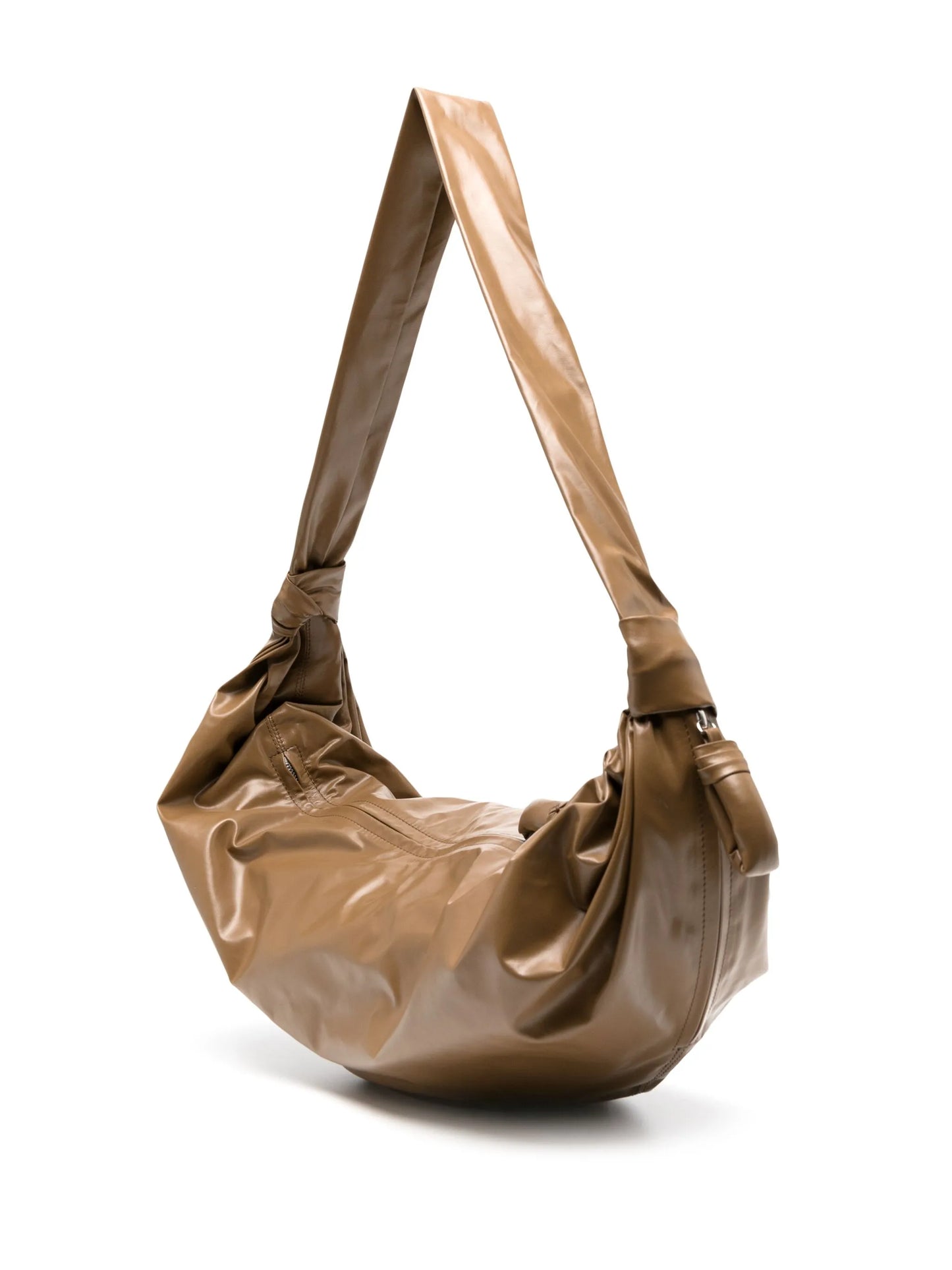 large Soft Croissant leather shoulder bag