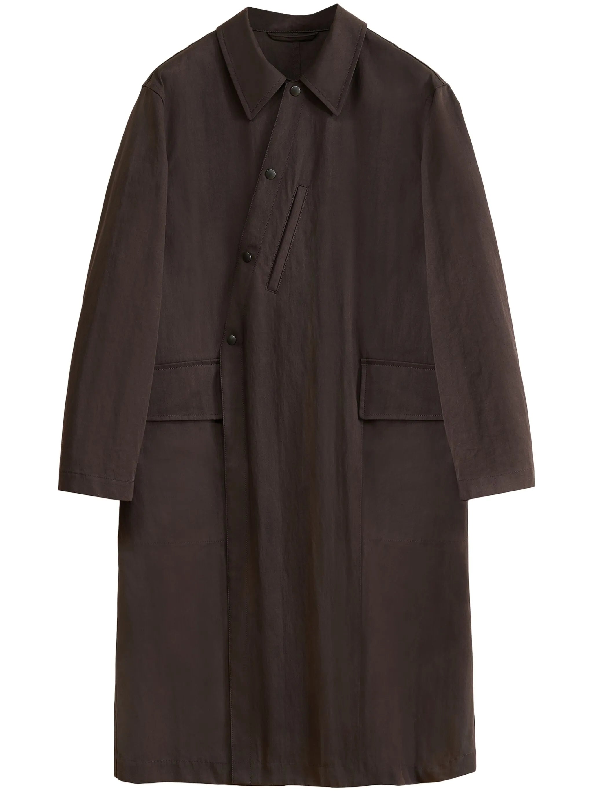 asymmetric trench coat