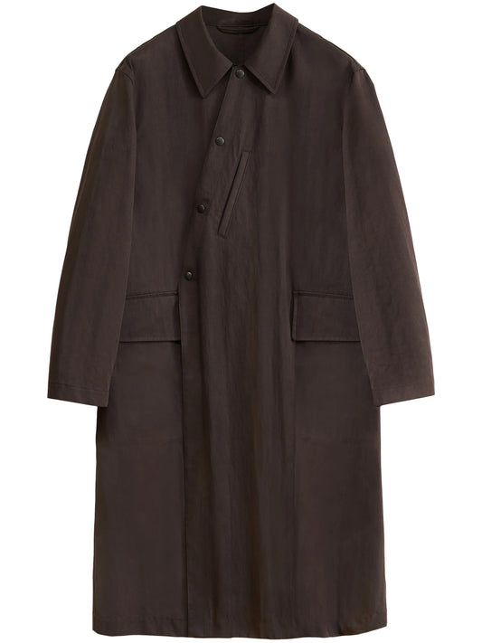 asymmetric trench coat