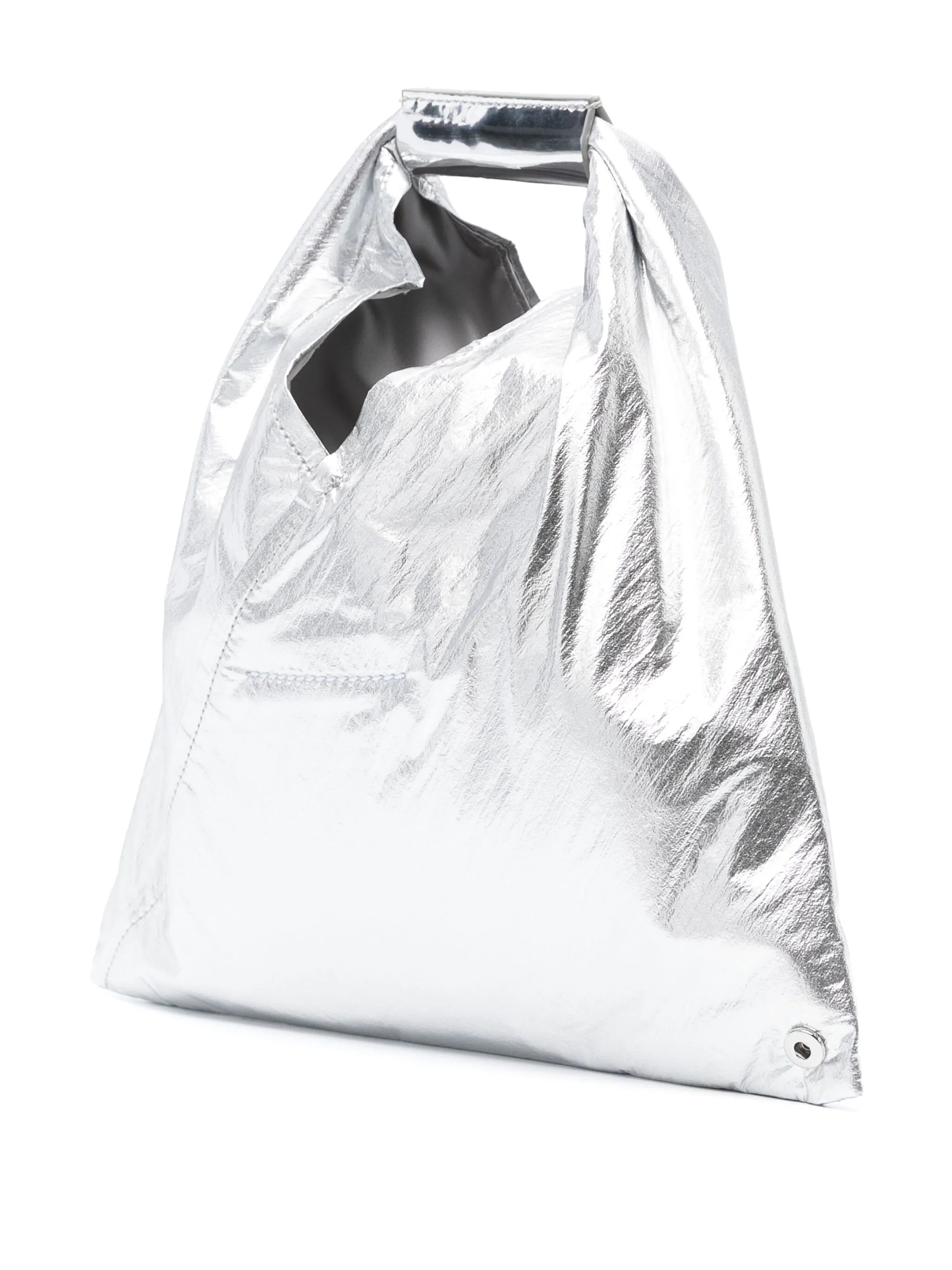 mini Japanese metallic tote bag