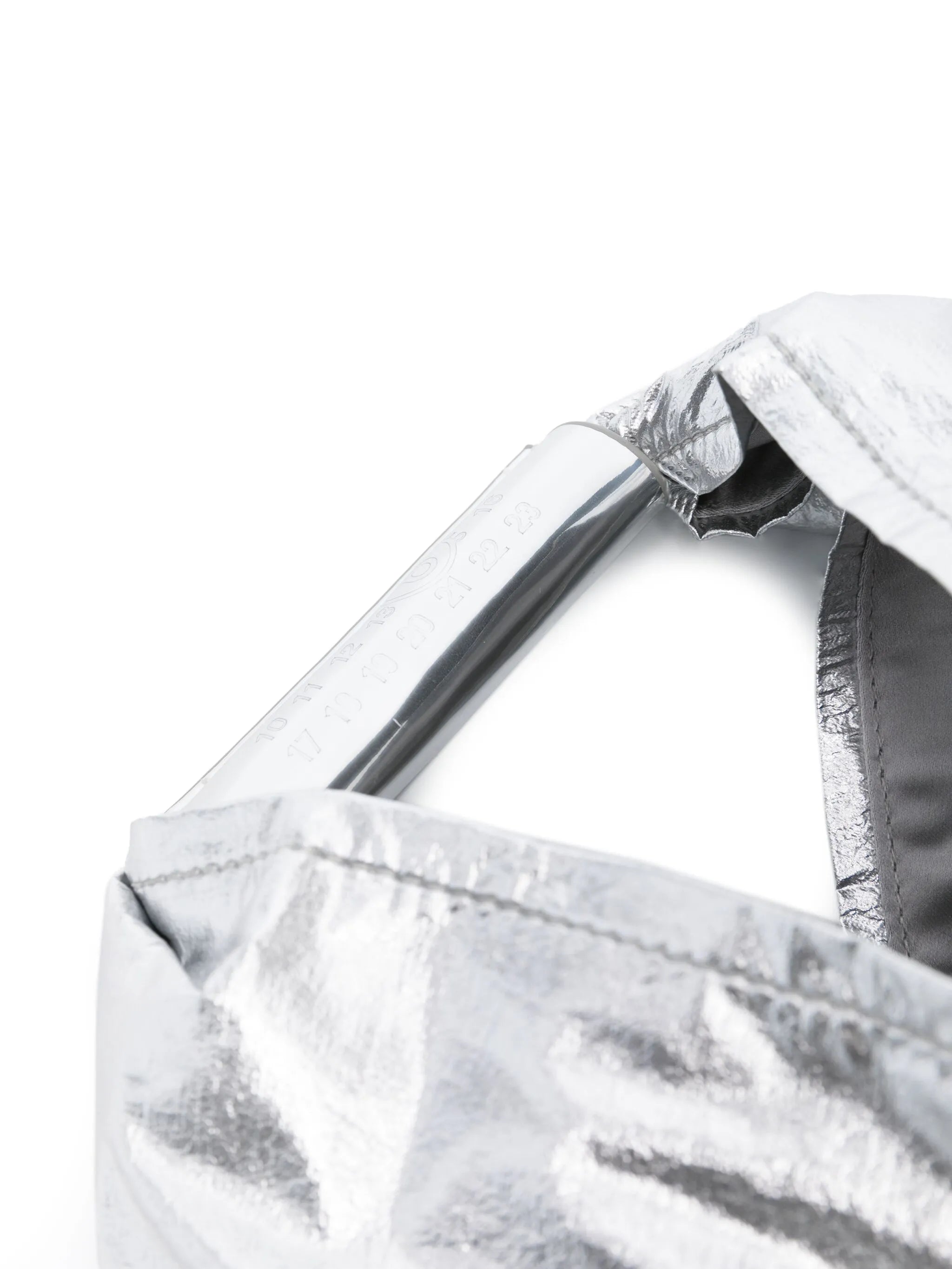 mini Japanese metallic tote bag