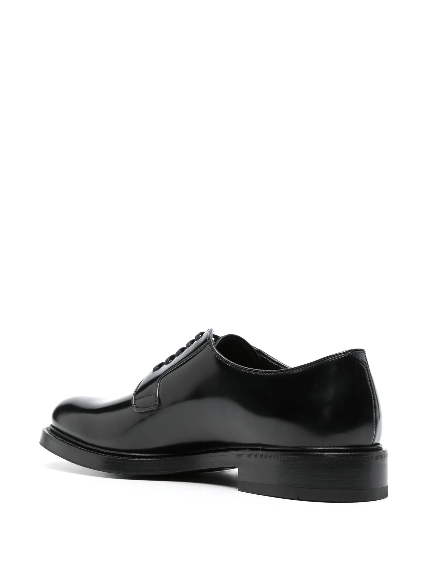 logo-debossed leather oxford shoes