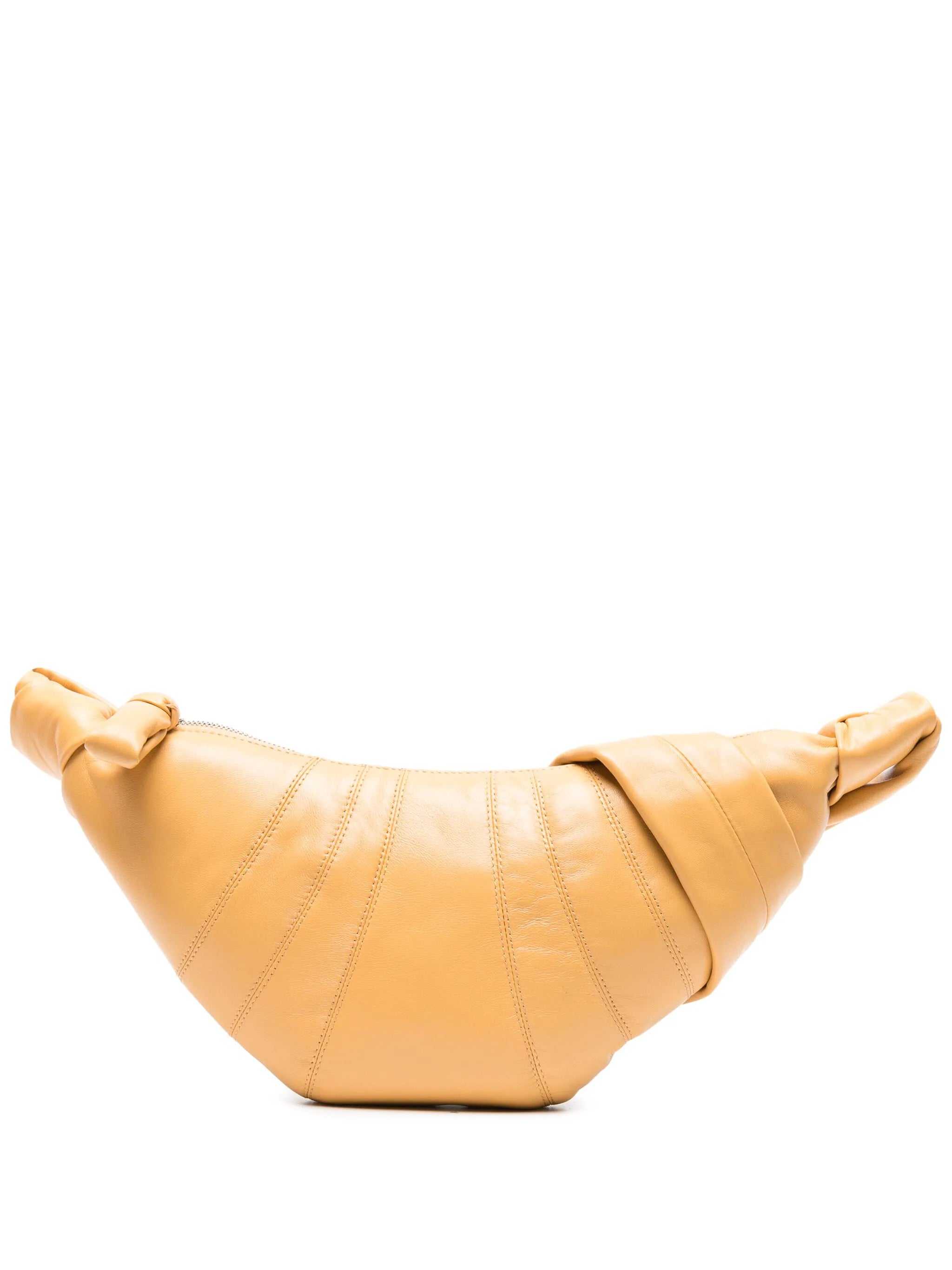 small Croissant leather shoulder bag