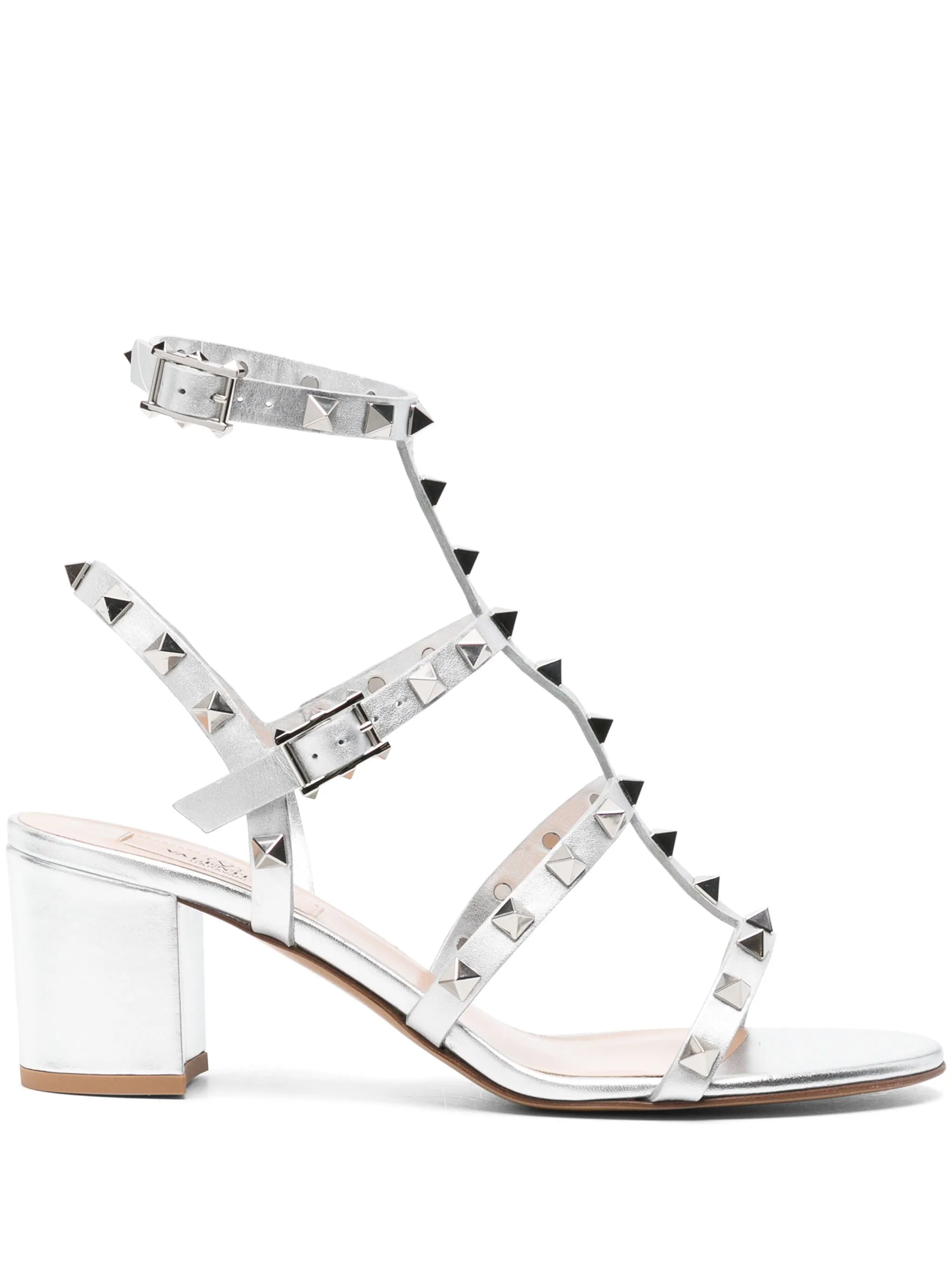 Rockstud 65mm caged sandals