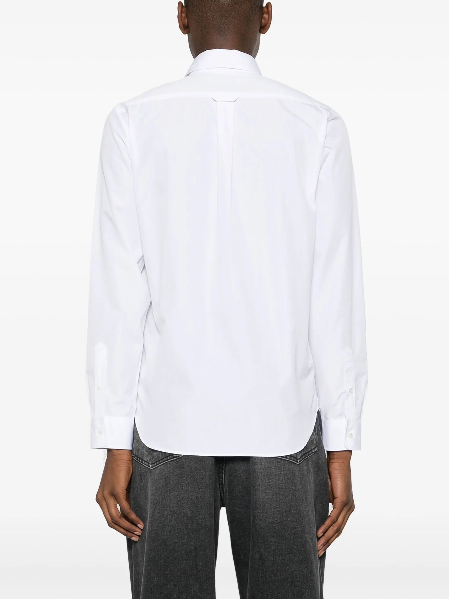 Fox-patch cotton shirt