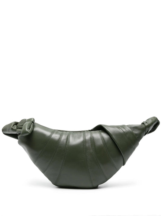 small Croissant leather shoulder bag