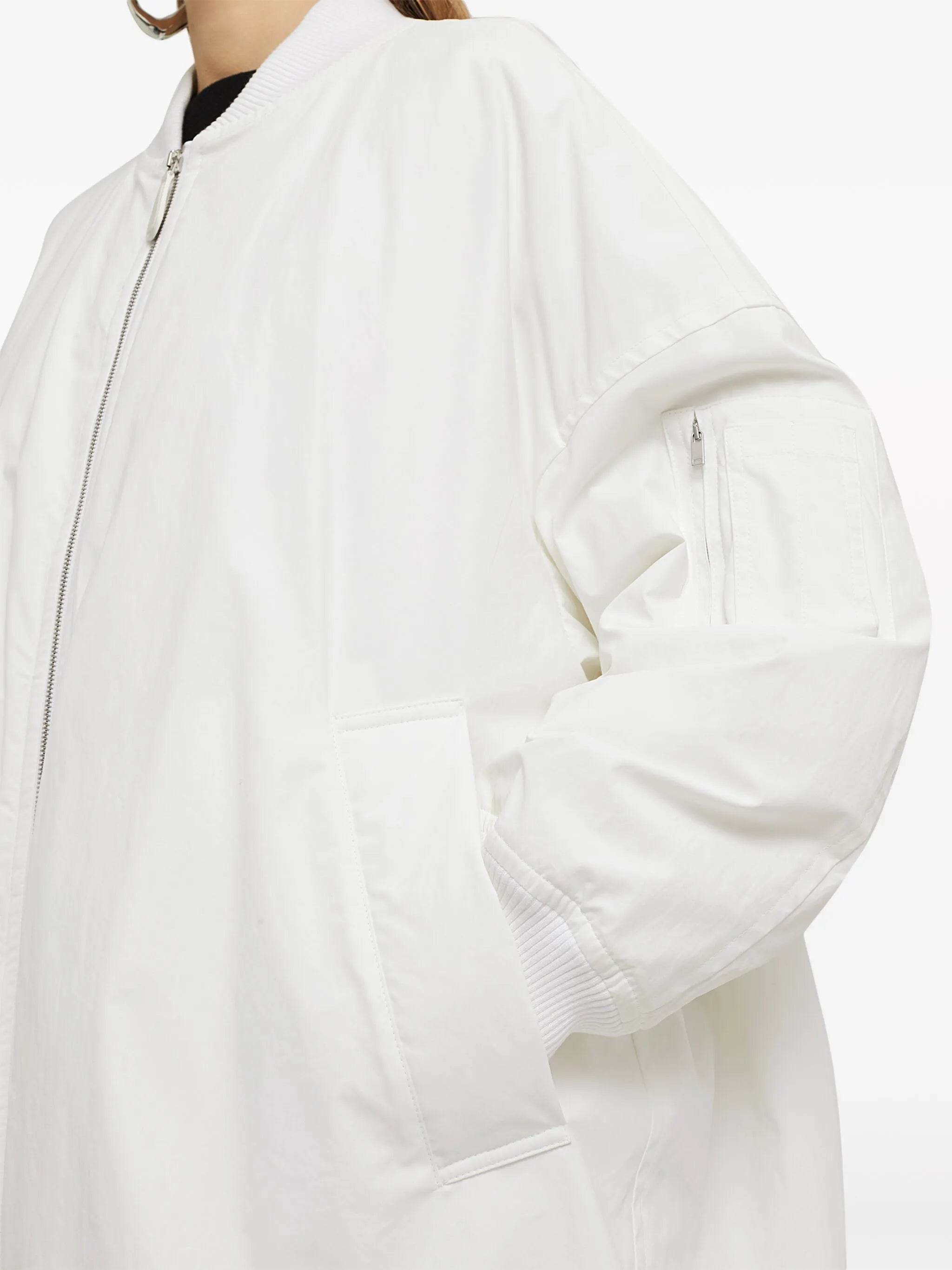 padded zip-up jacket