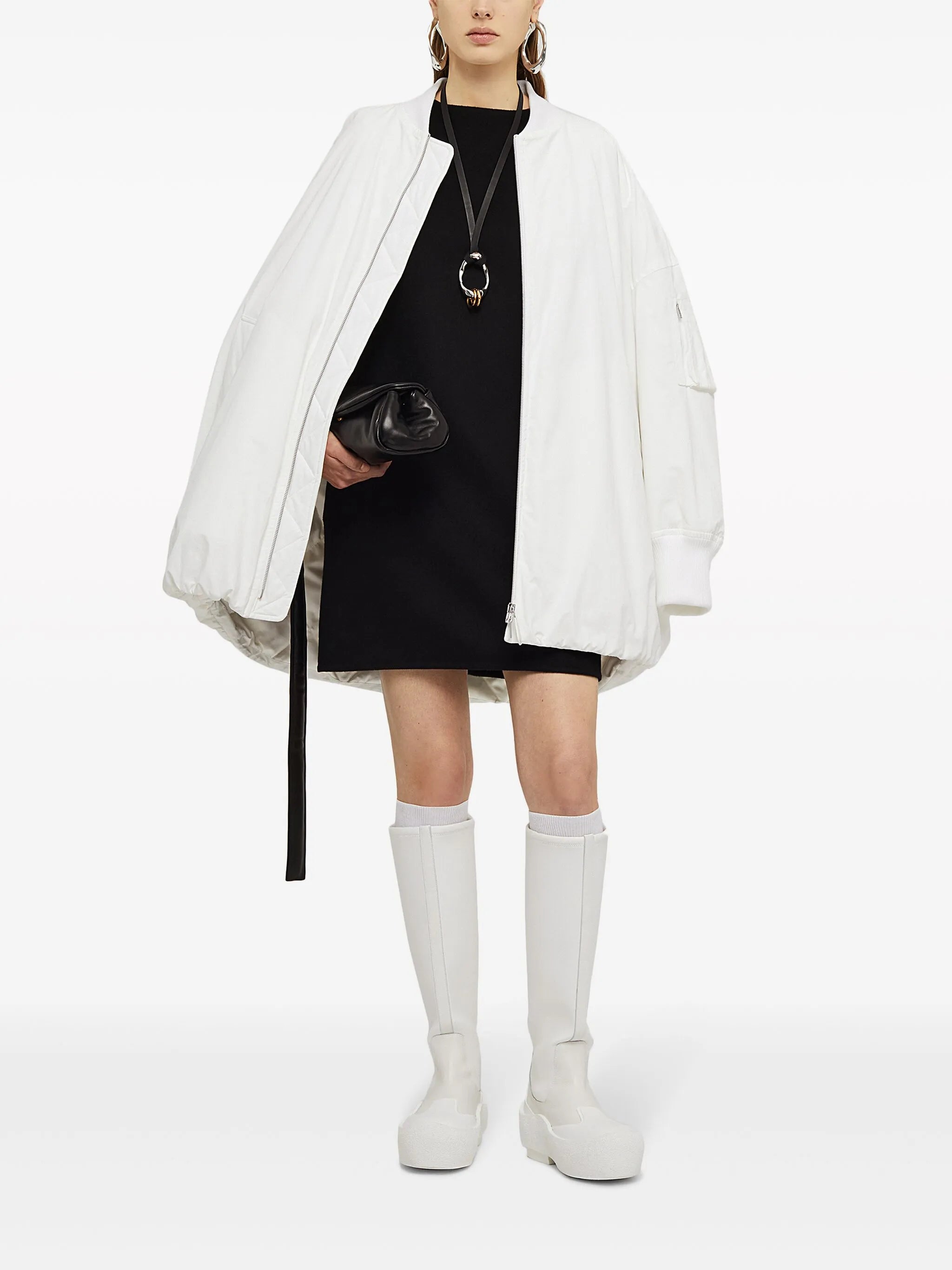 padded zip-up jacket