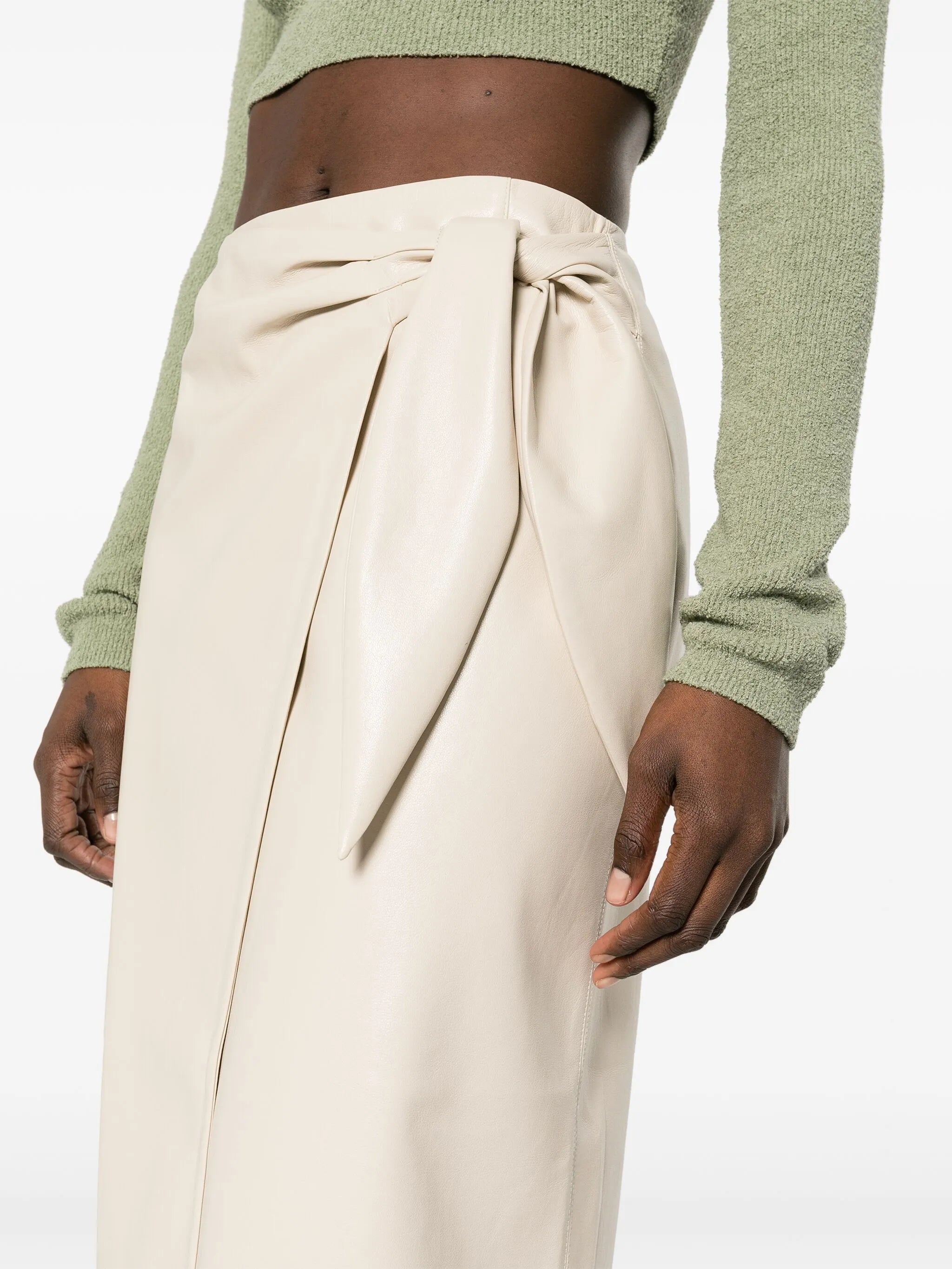Amas tied midi skirt