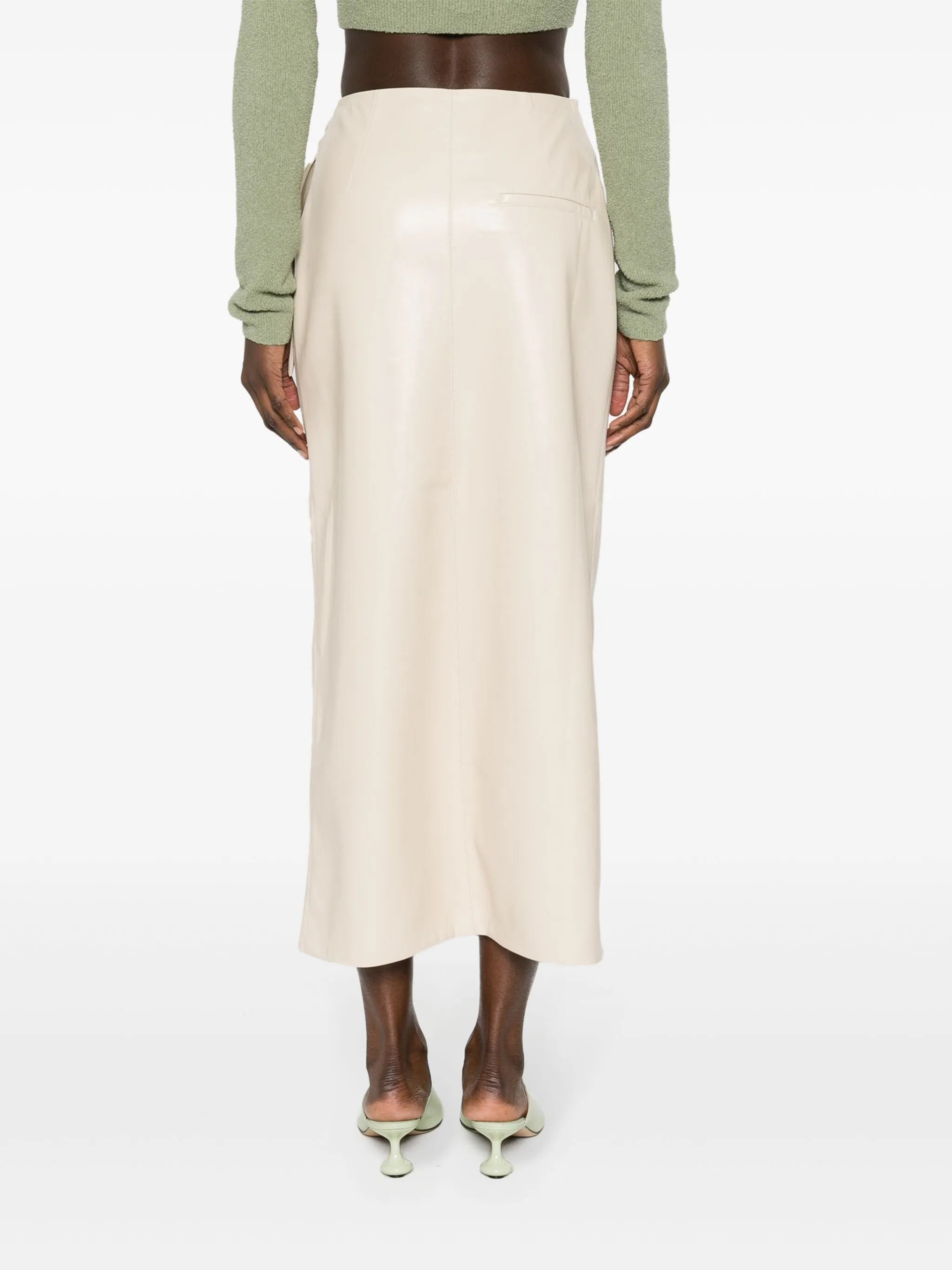 Amas tied midi skirt