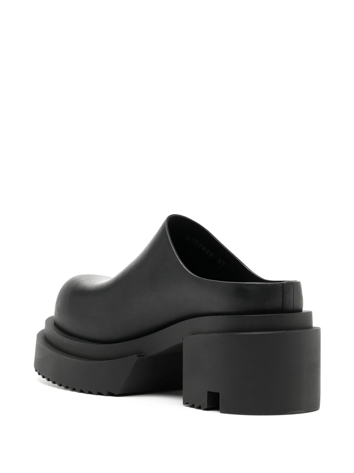 75mm leather mules
