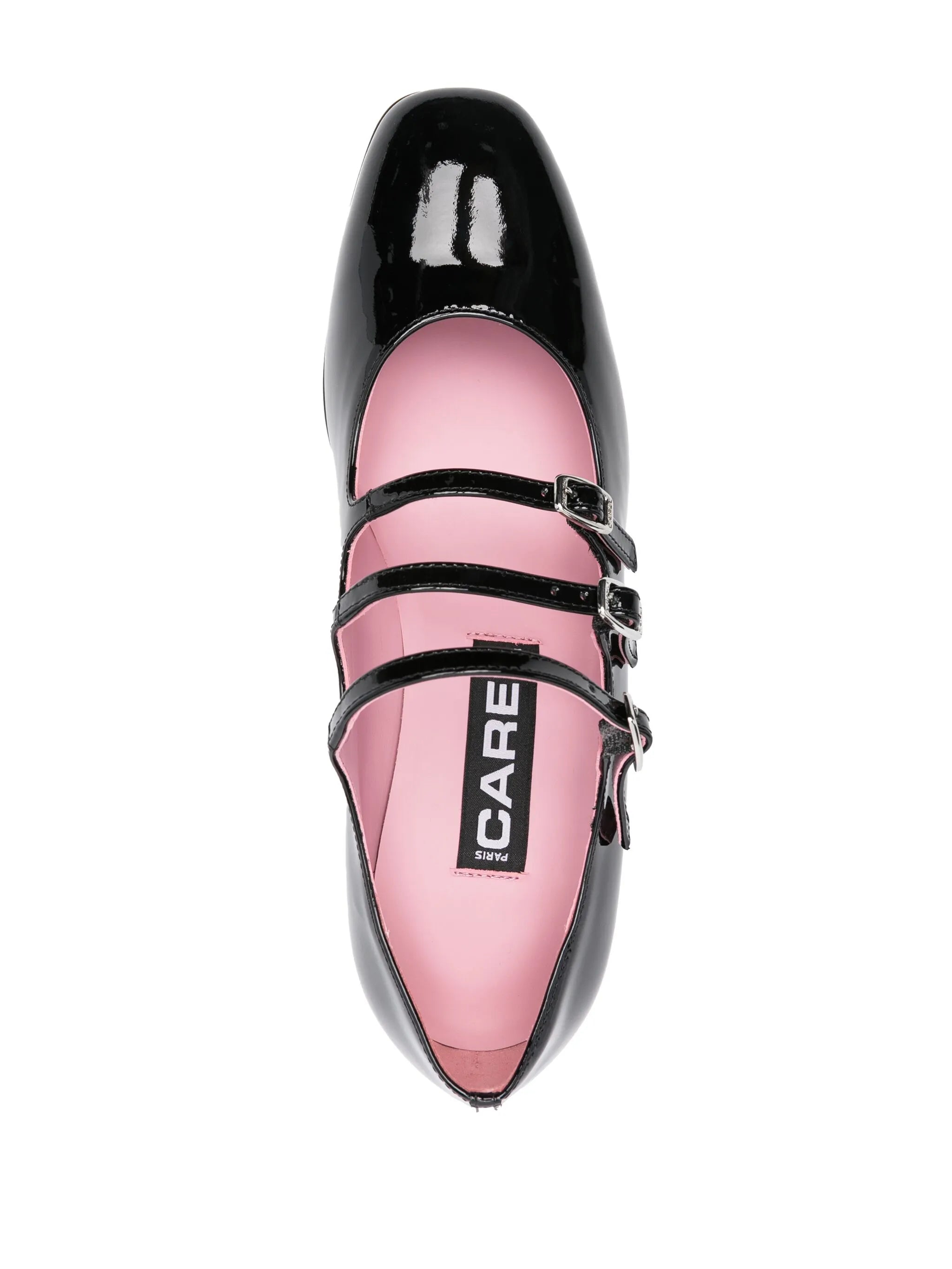 Kina 40mm patent-leather pumps