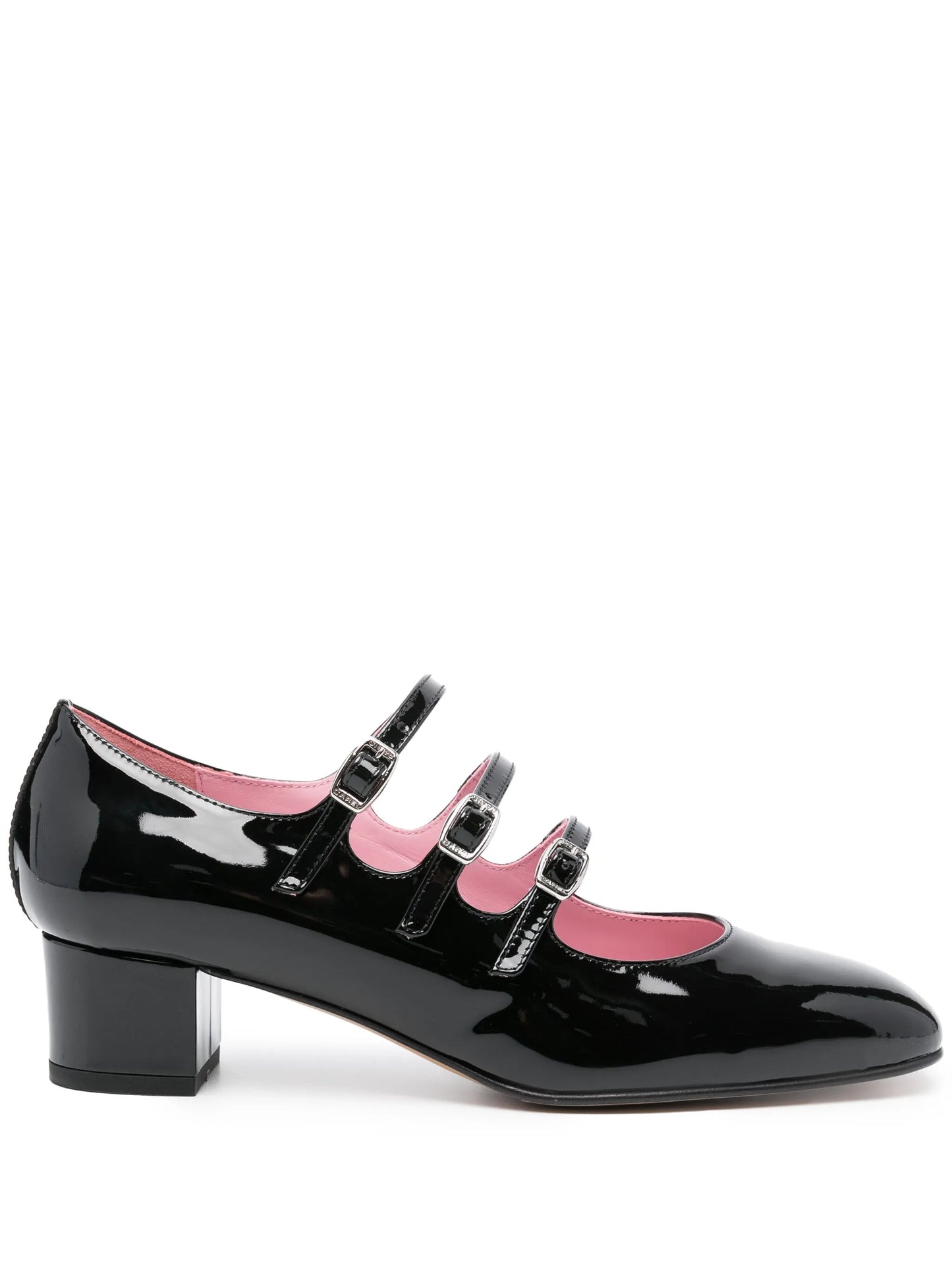 Kina 40mm patent-leather pumps