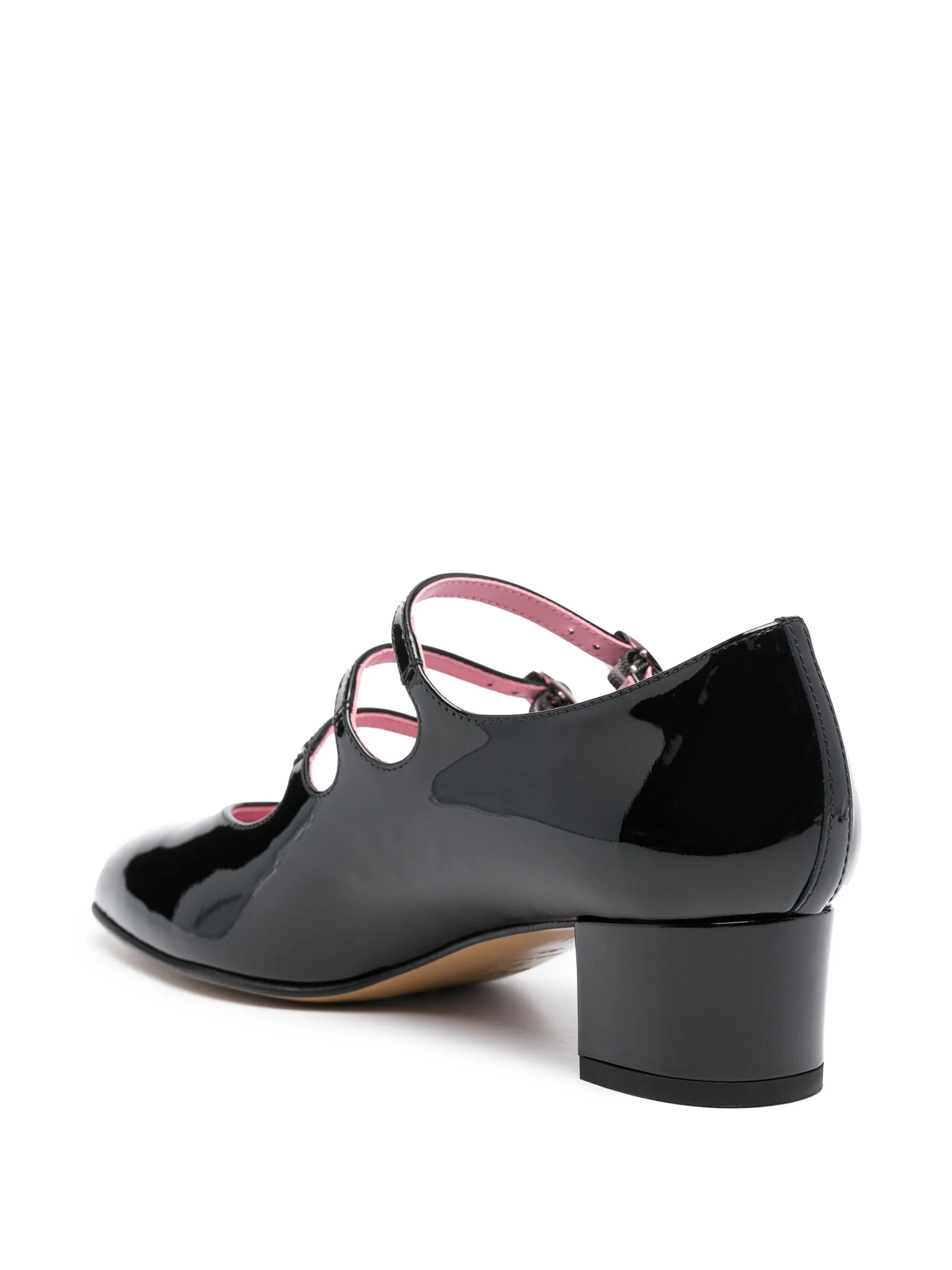 Kina 40mm patent-leather pumps