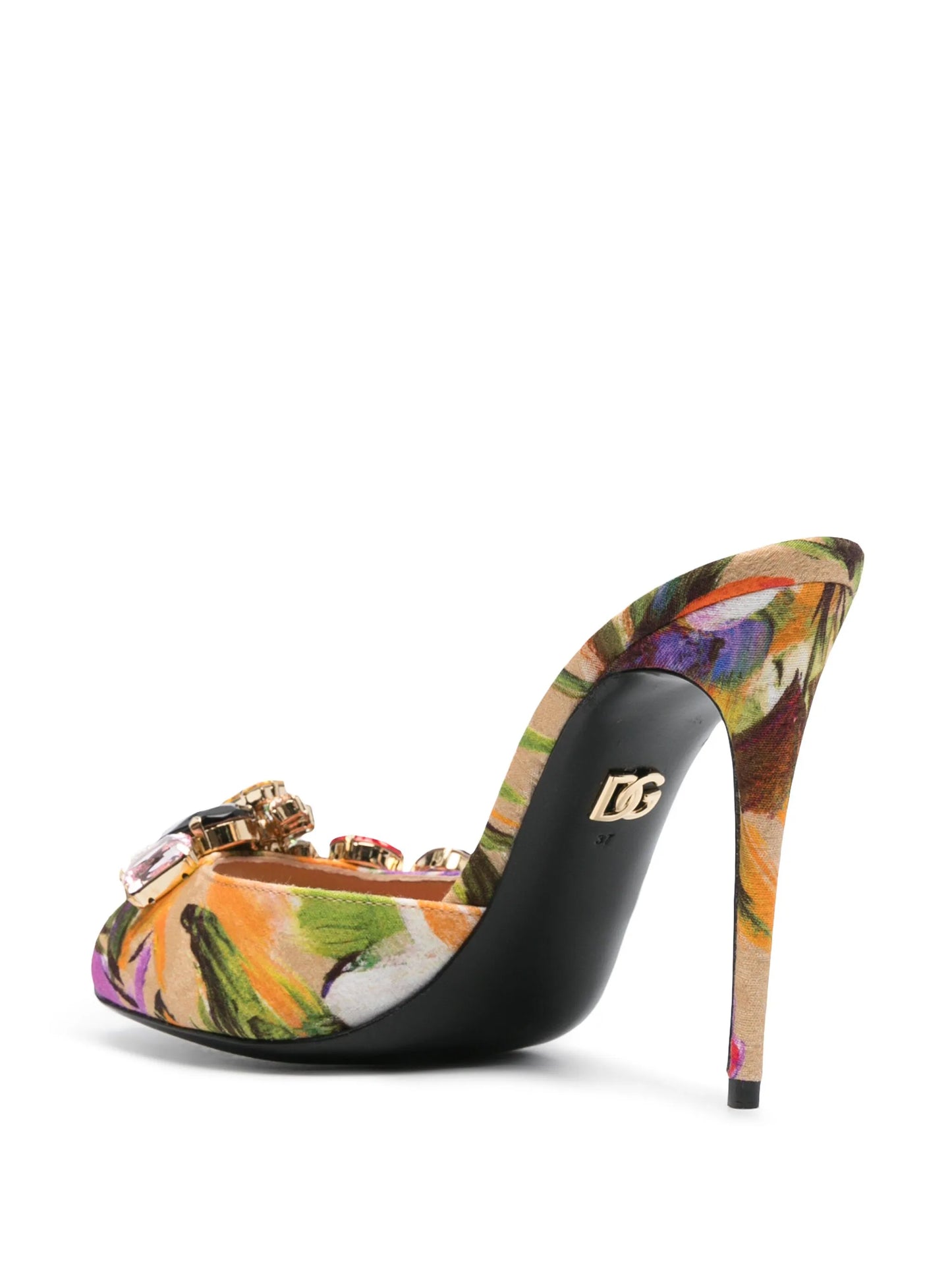 105mm Bloom-print sandals