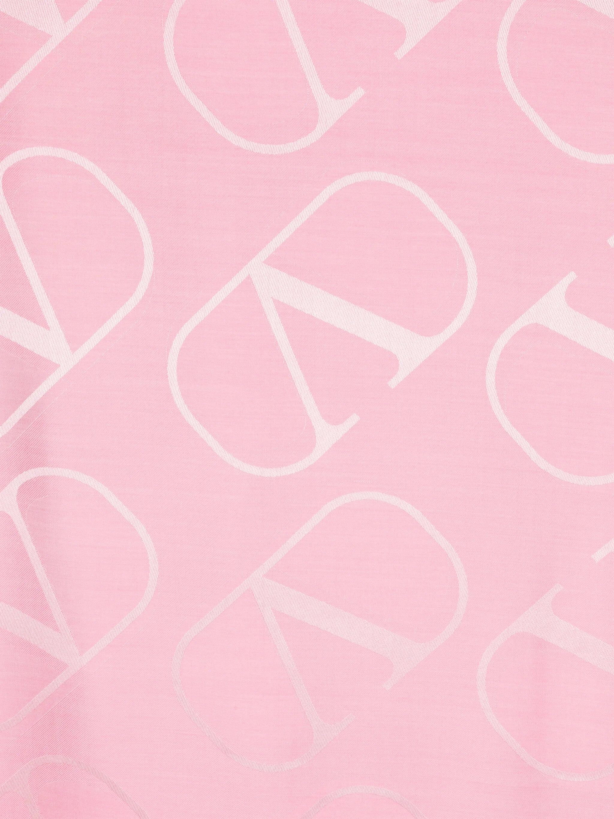 VLogo Signature jacquard shawl