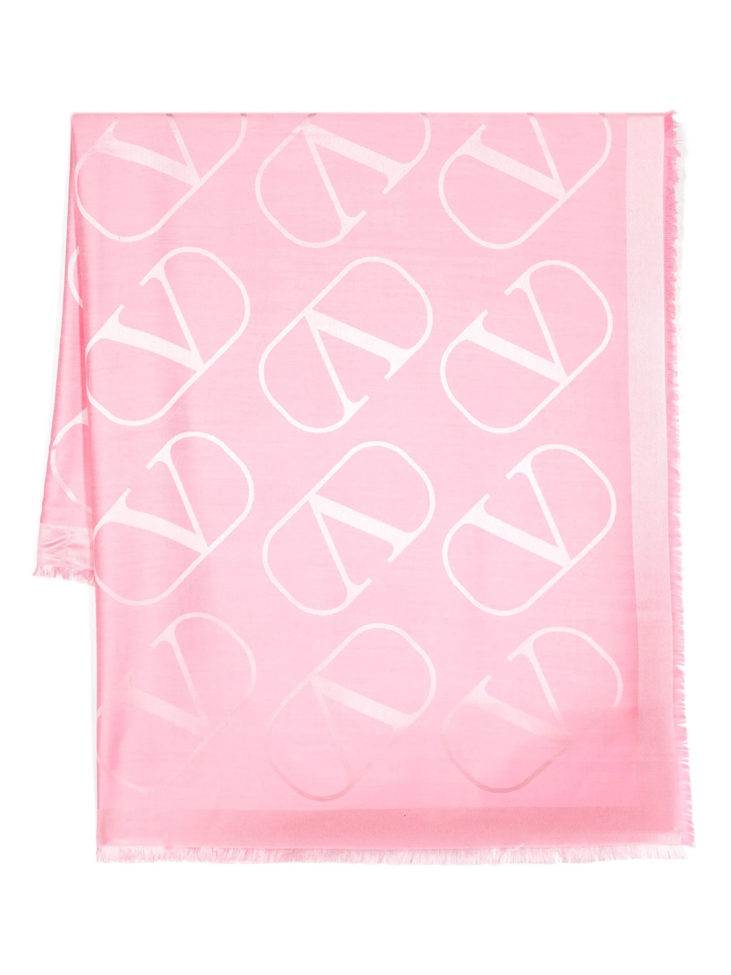 VLogo Signature jacquard shawl