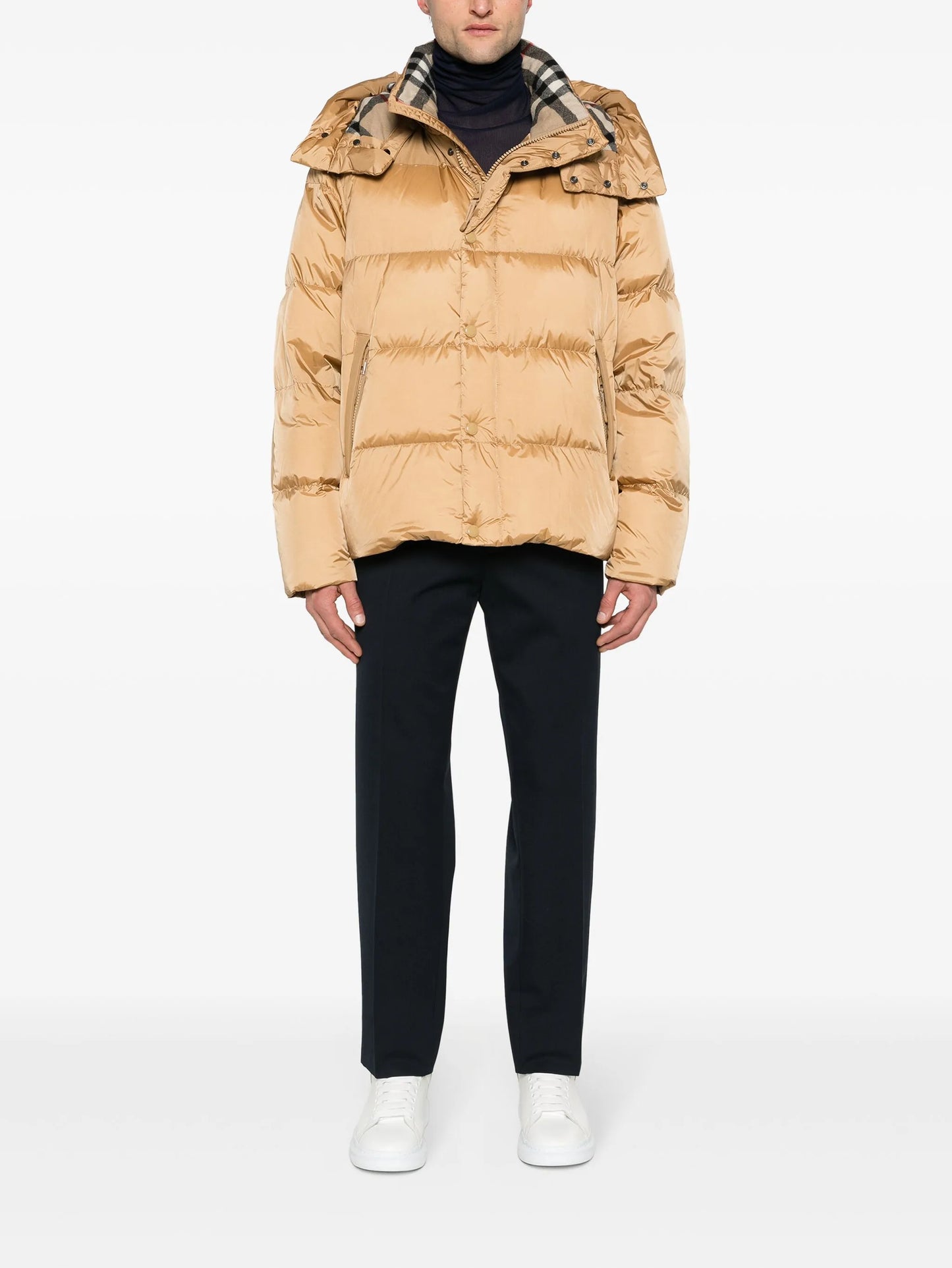 padded hooded jacket