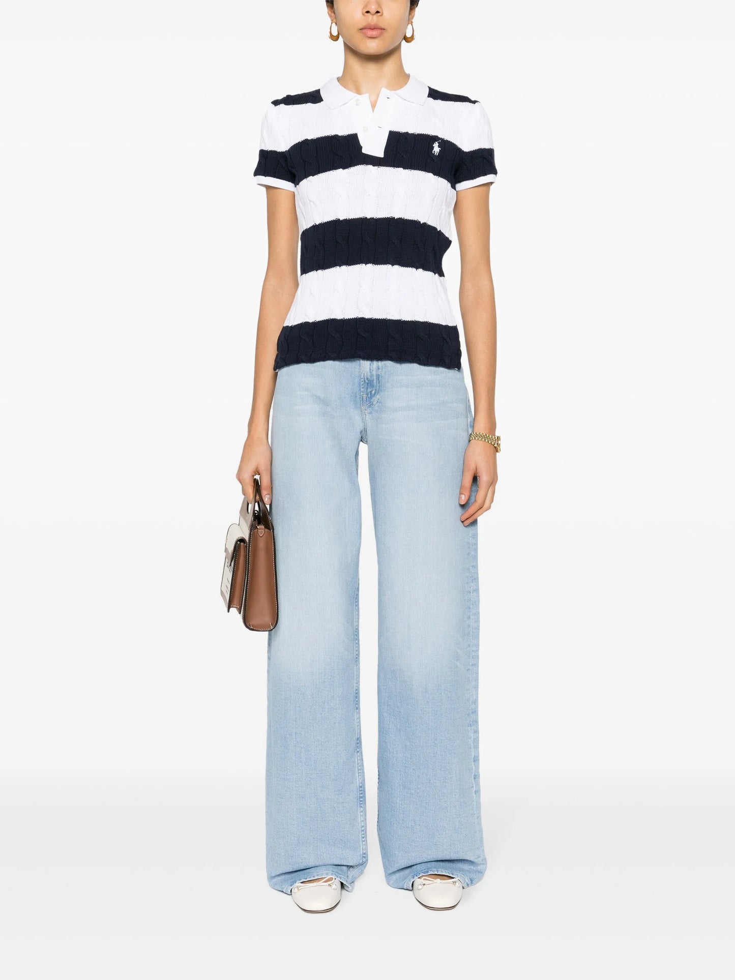 Polo Pony-motif polo top