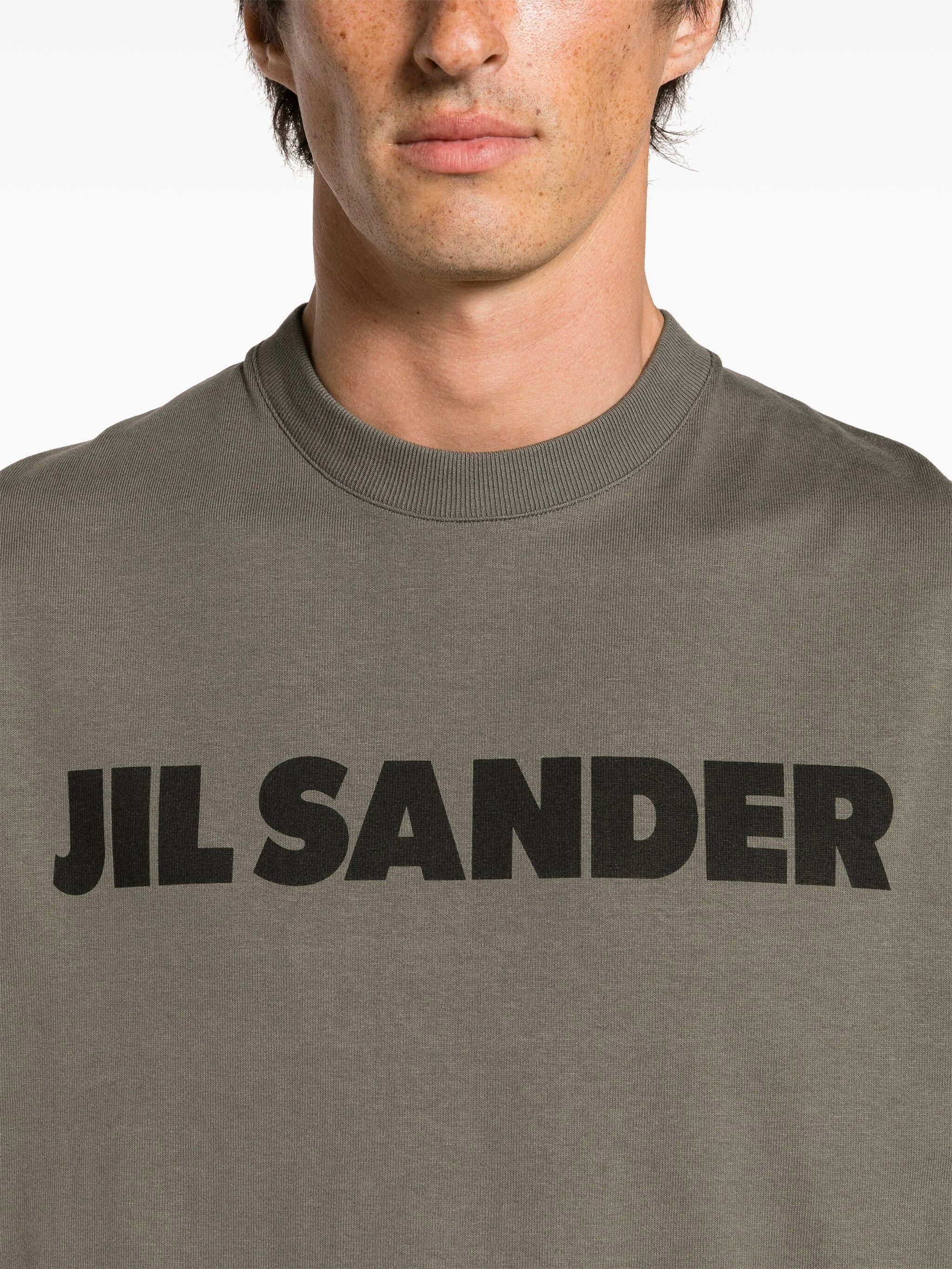 logo-print cotton T-shirt