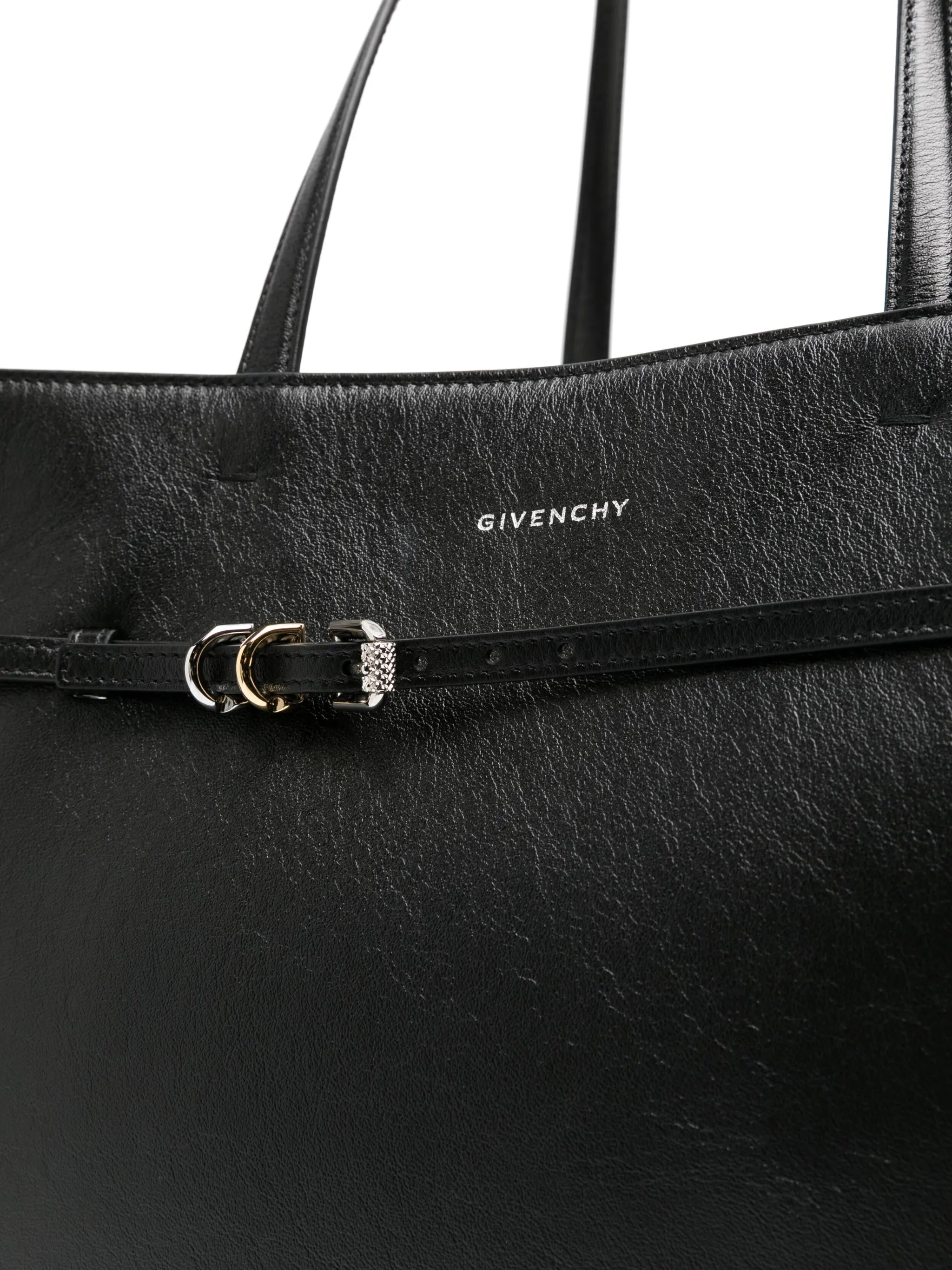 large Voyou leather tote bag
