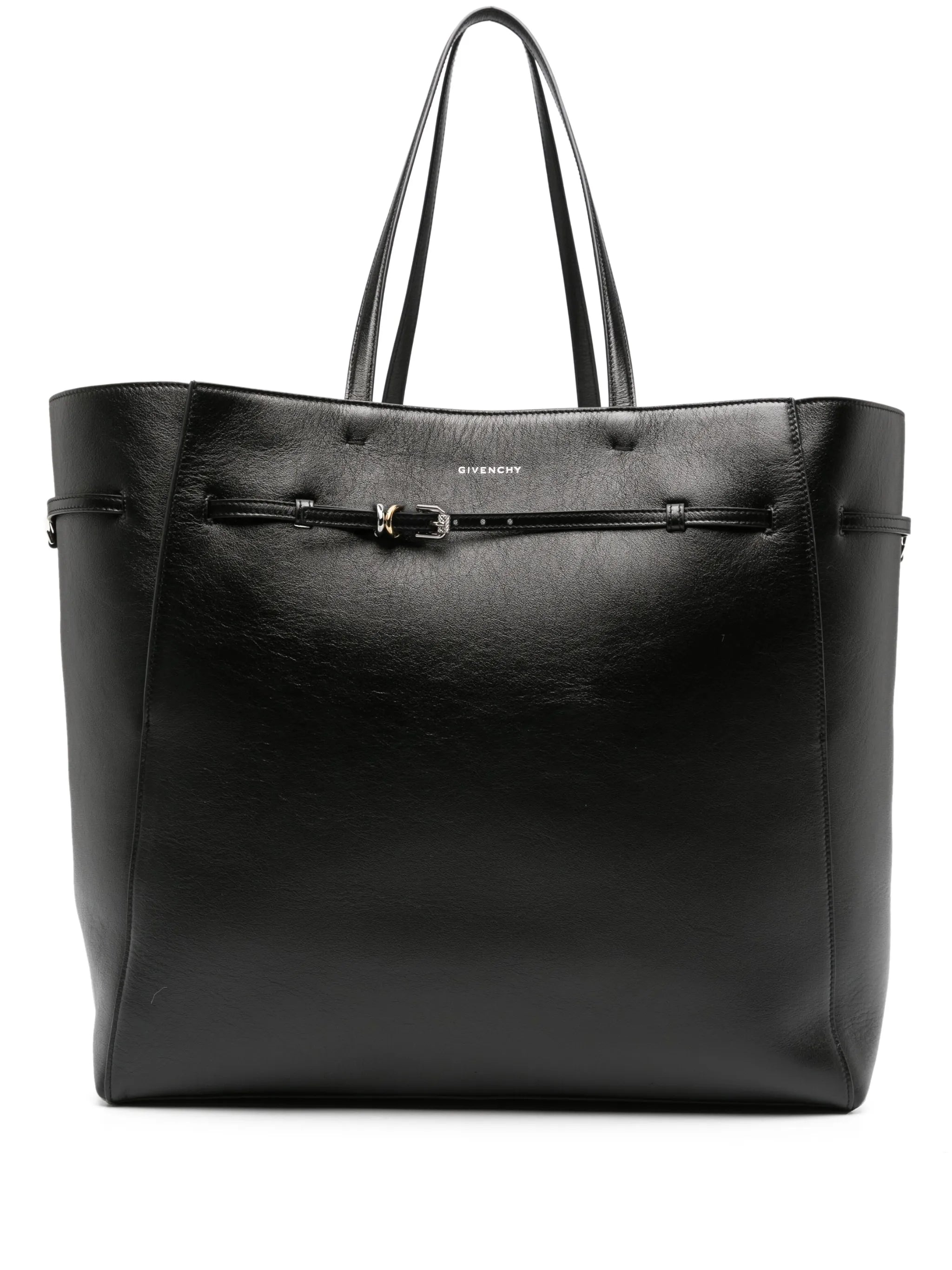 large Voyou leather tote bag