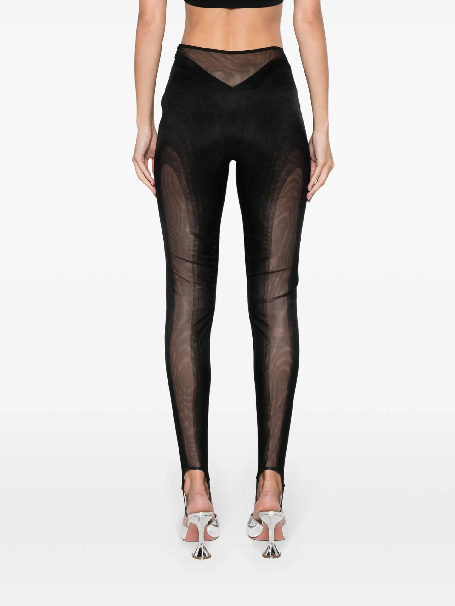 stirrup mesh leggings