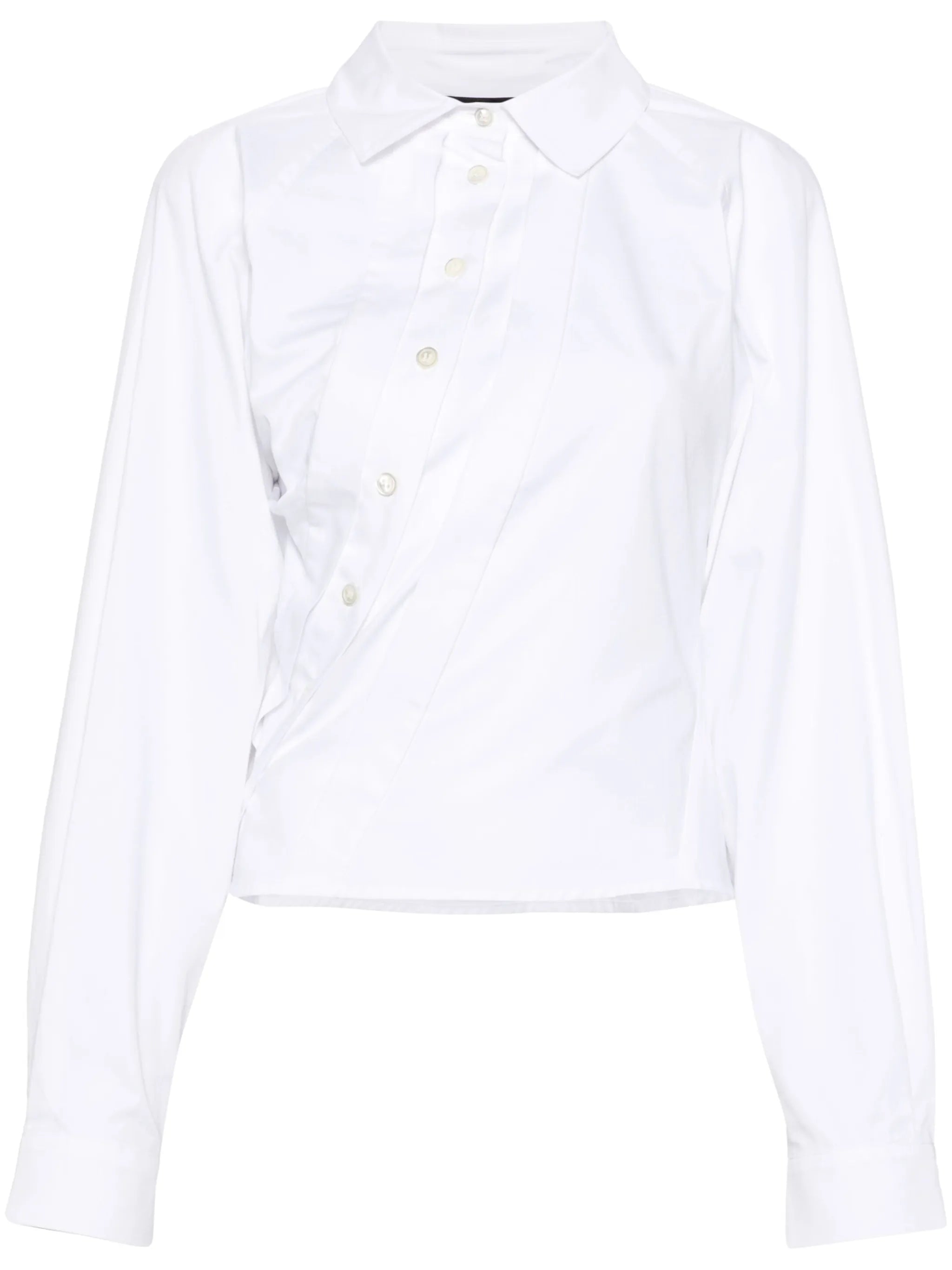 asymmetric cotton shirt