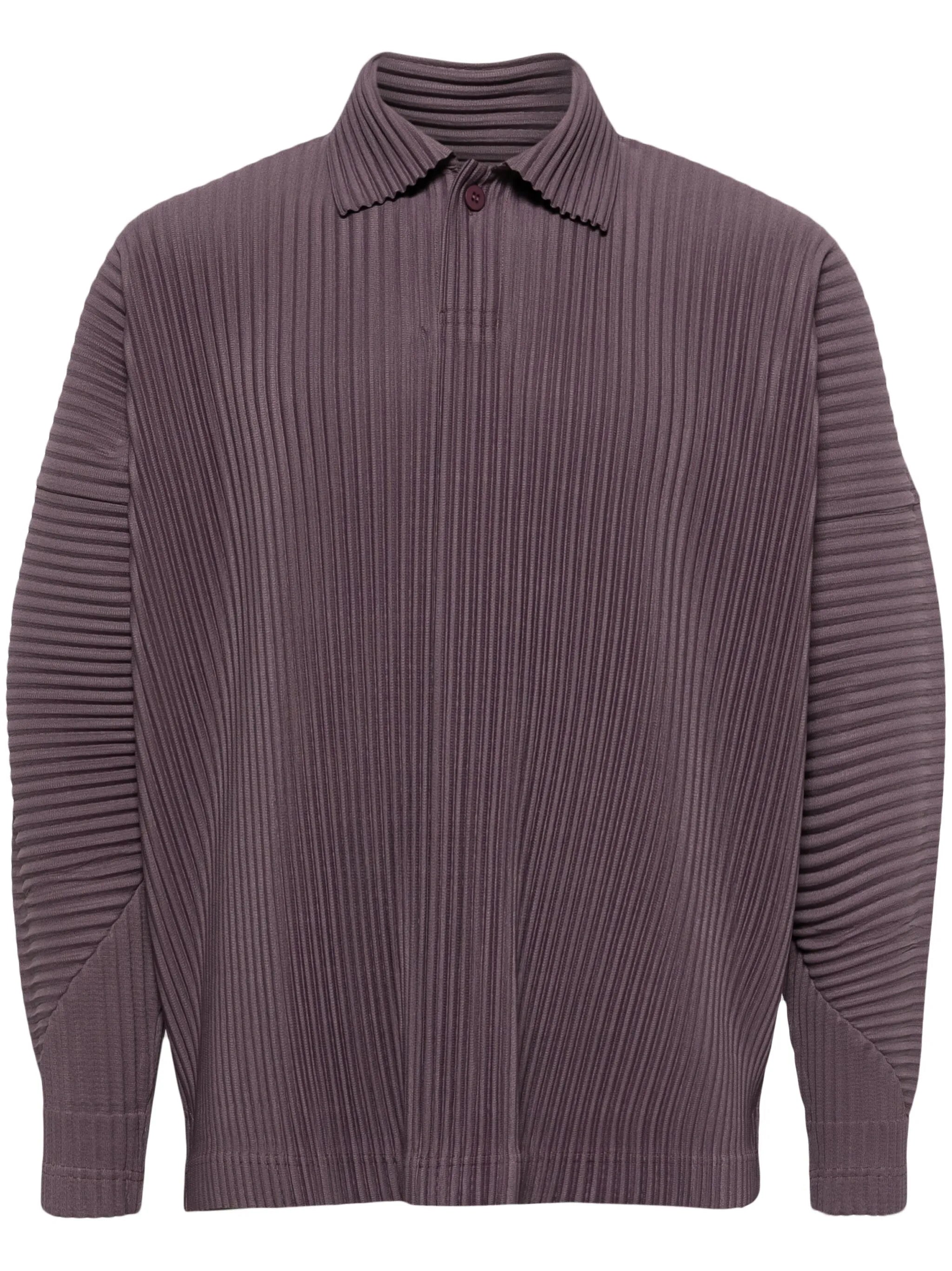 MC January pleated polo shirt