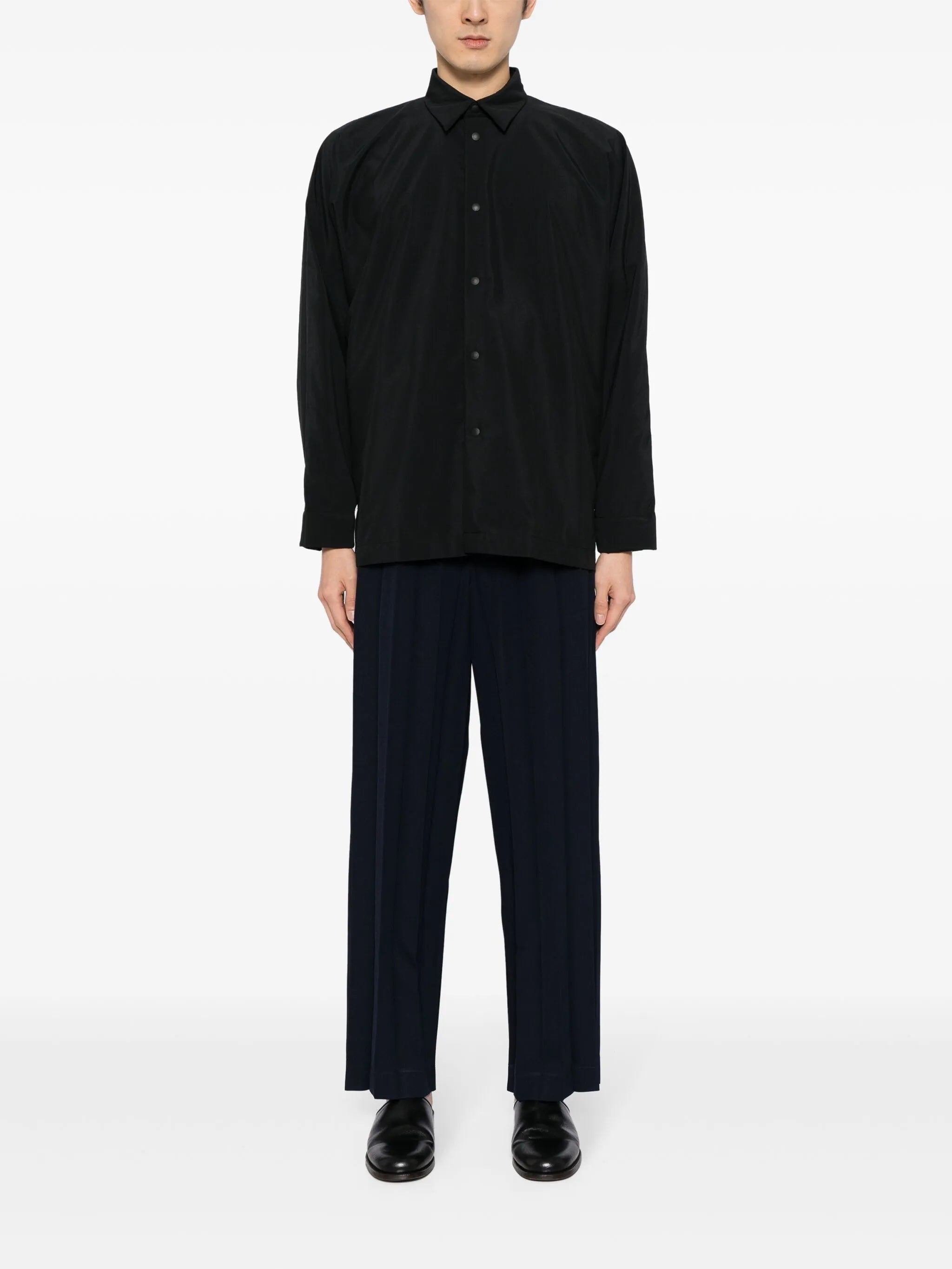 Verso 1 point-collar shirt