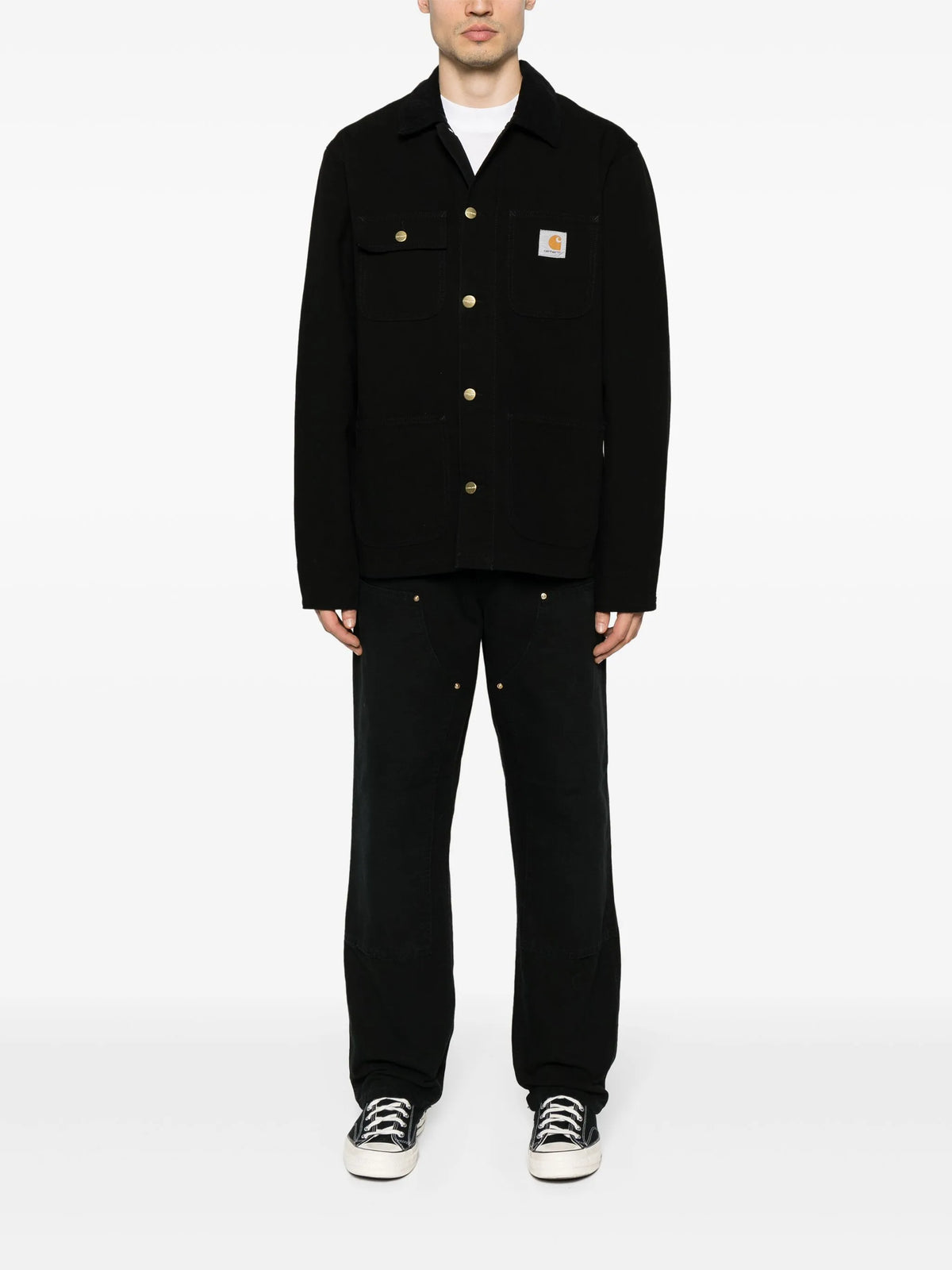 Michigan corduroy-collar logo-patch jacket