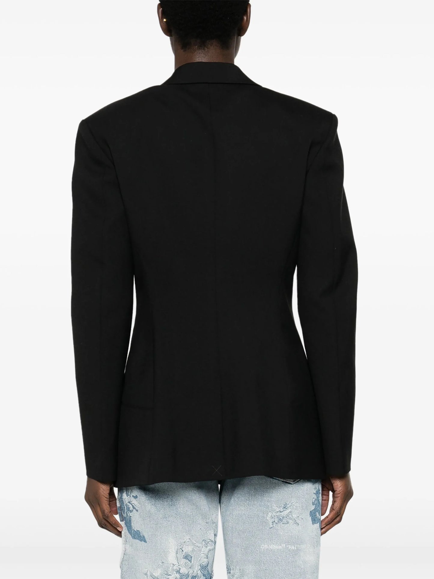 buckle-detailed blazer