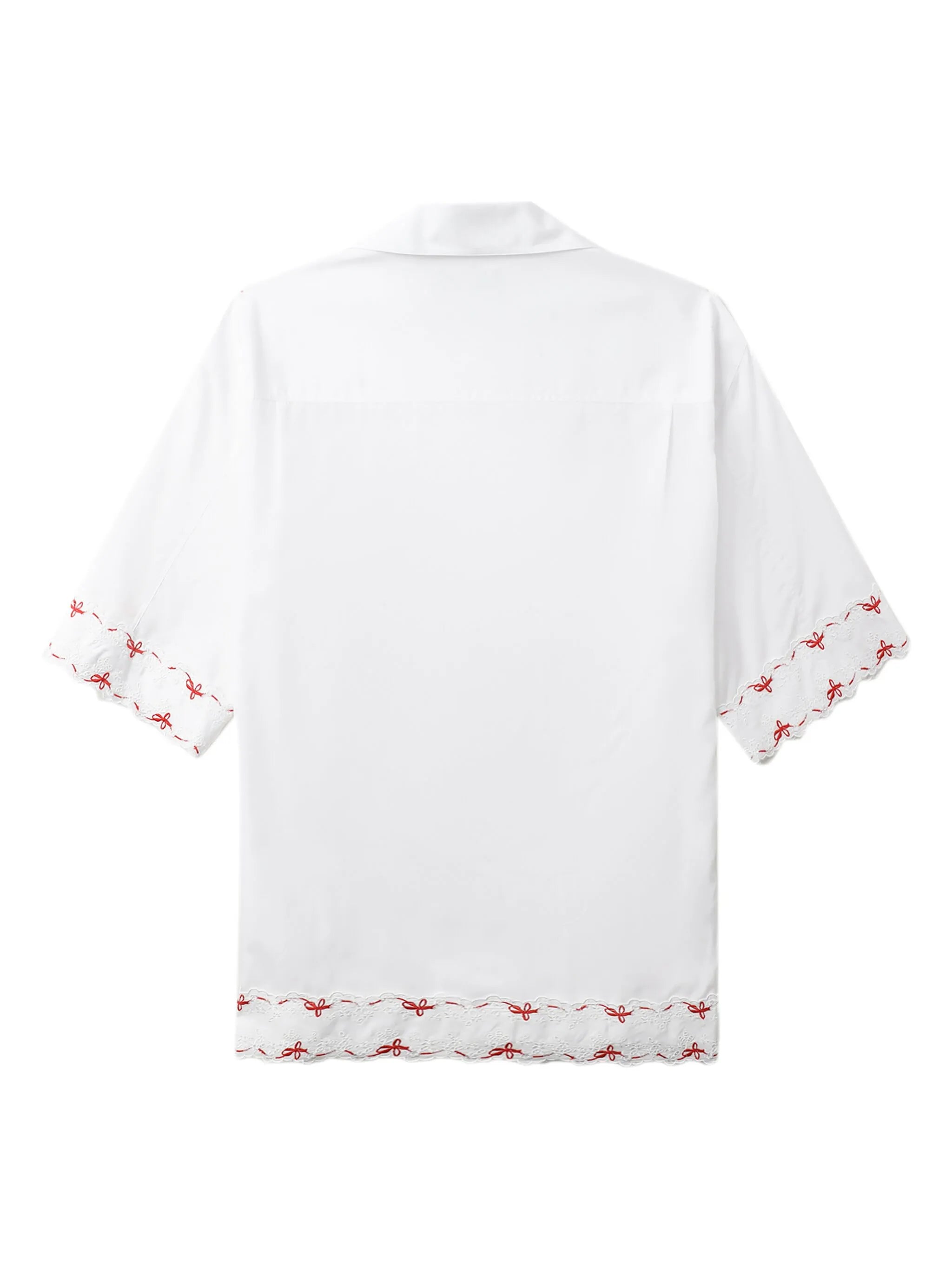 broderie-anglaise cotton shirt