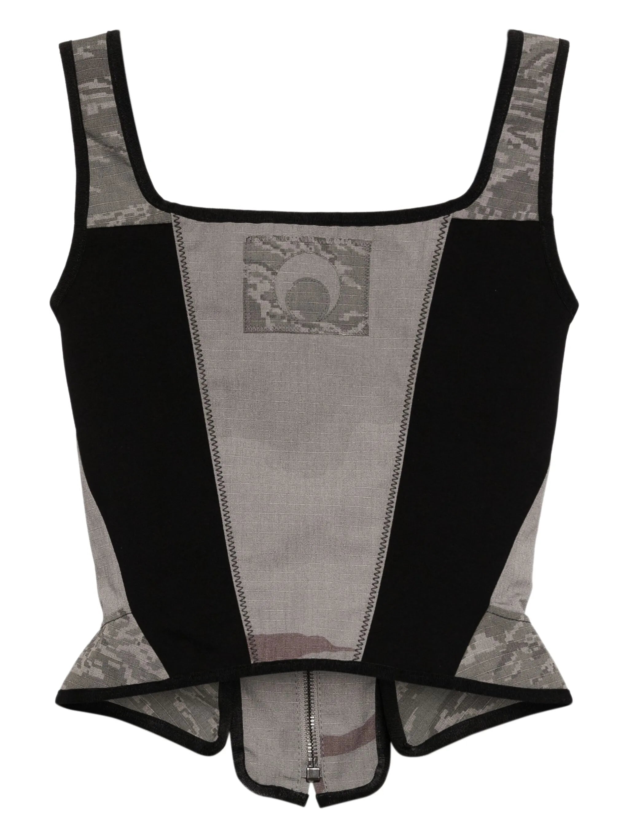 Regenerated cotton corset top