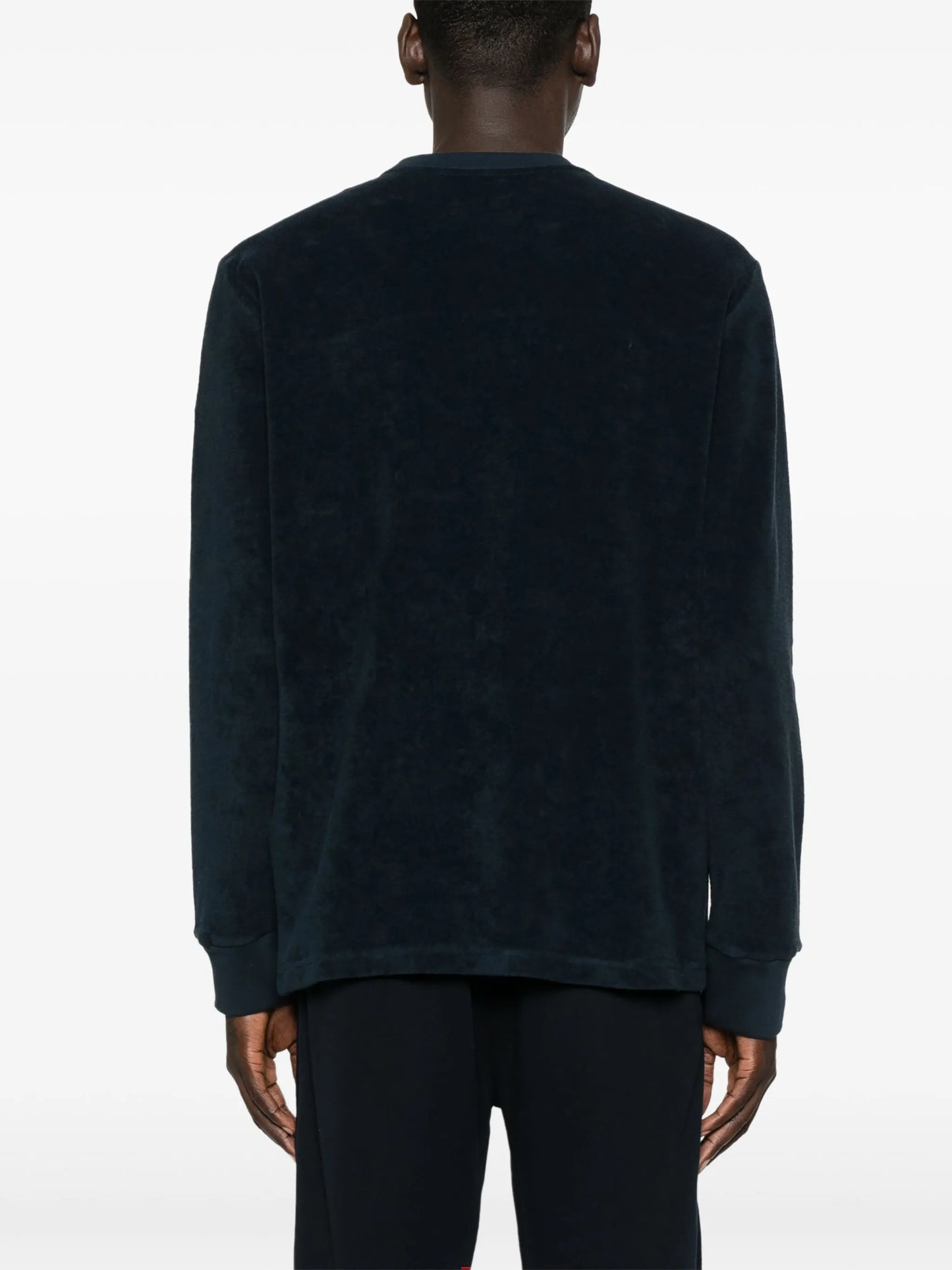 logo-appliqué terrycloth sweatshirt