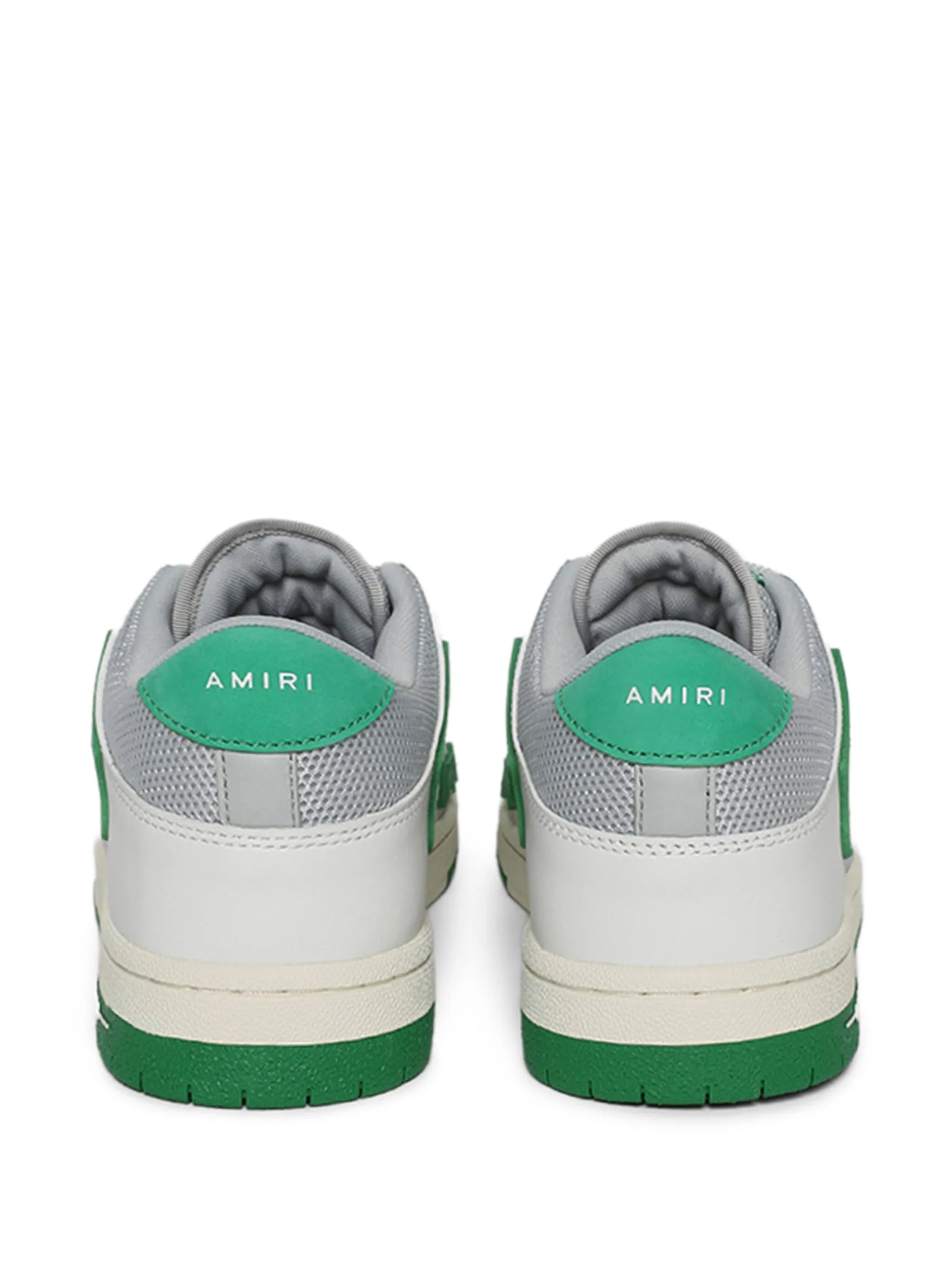 Skel-top leather sneakers