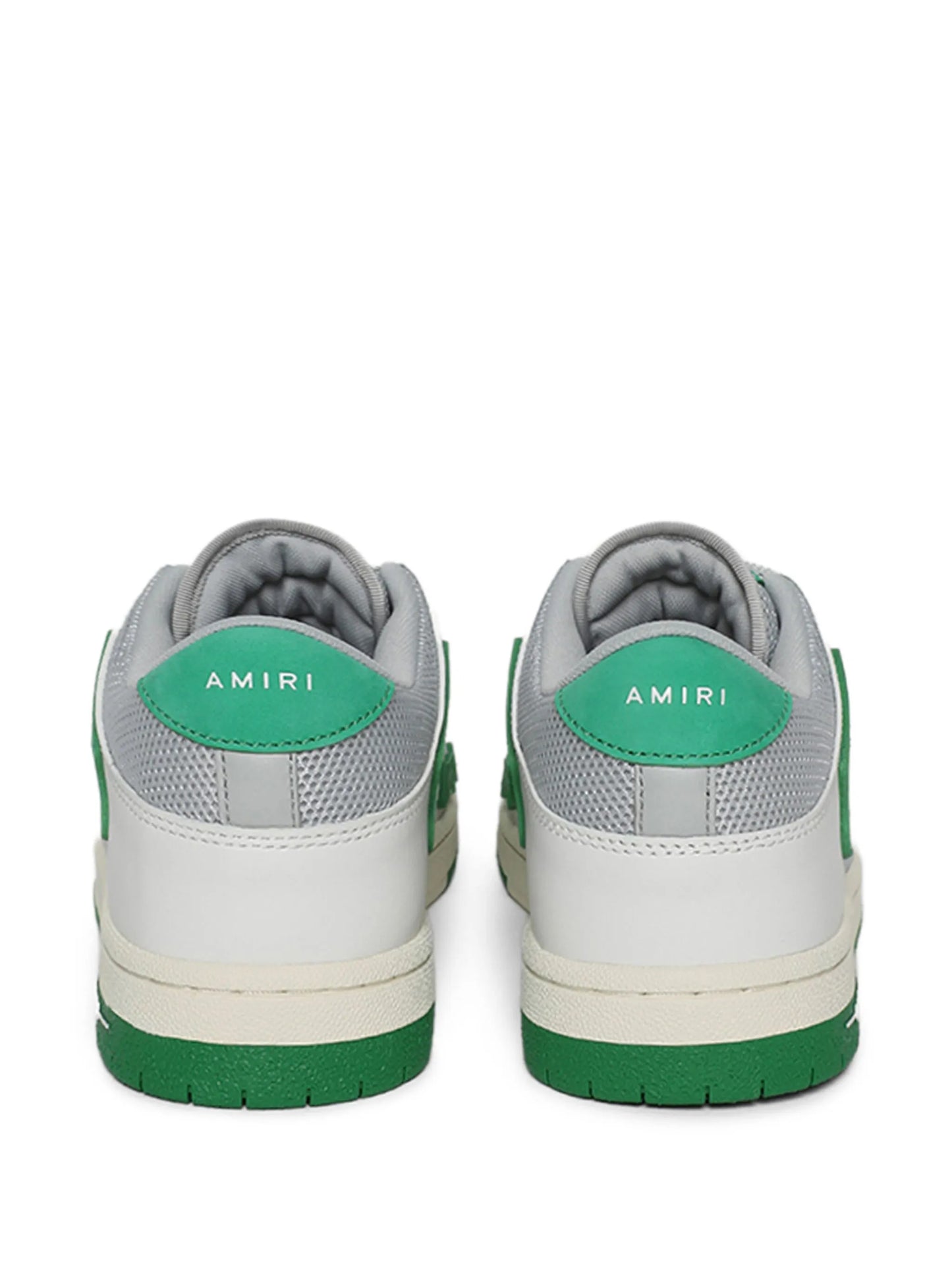 Skel-top leather sneakers