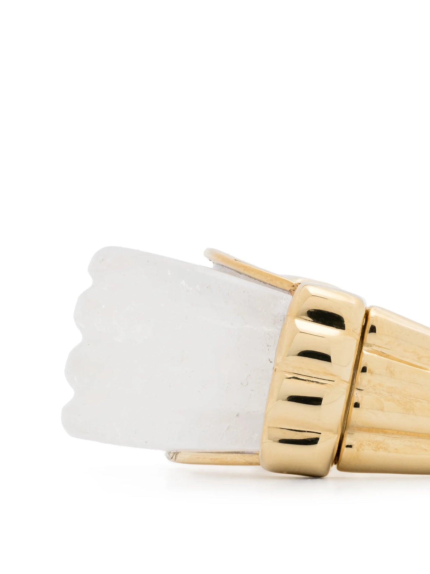 18kt yellow gold Distância quartz cocktail ring