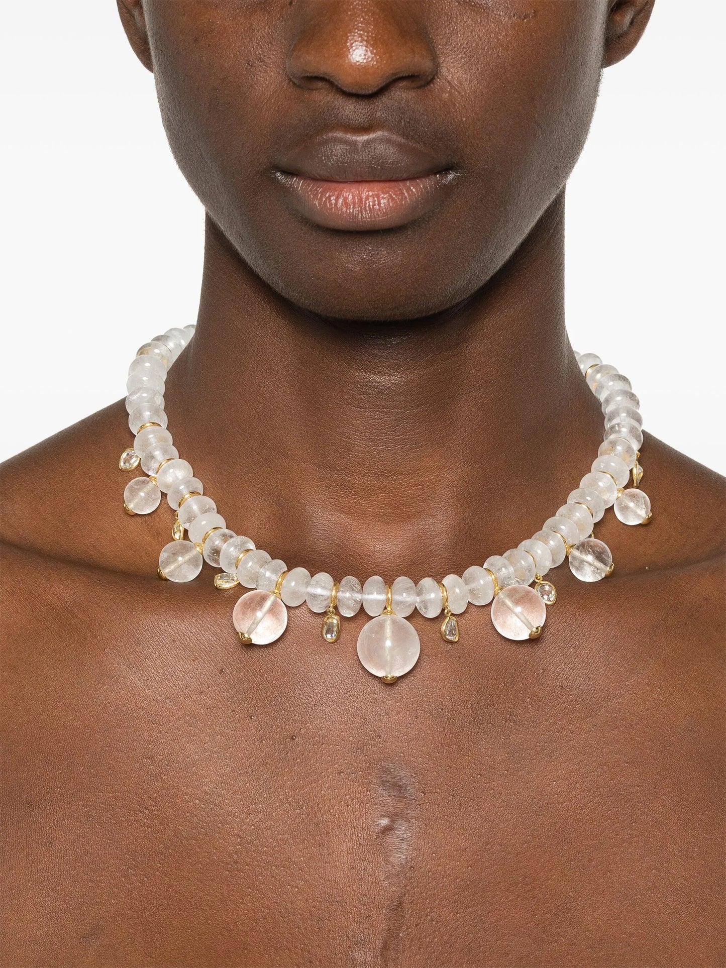 18kt yellow gold Alba necklace